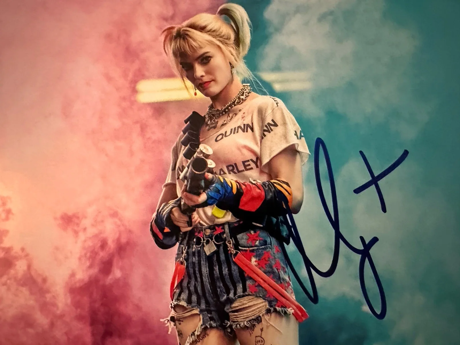 Margot Robbie — MARGOT ROBBIE Signed Autographed 8x10 SUICIDE SQUAD HARLEY QUINN Photo, изображение 2