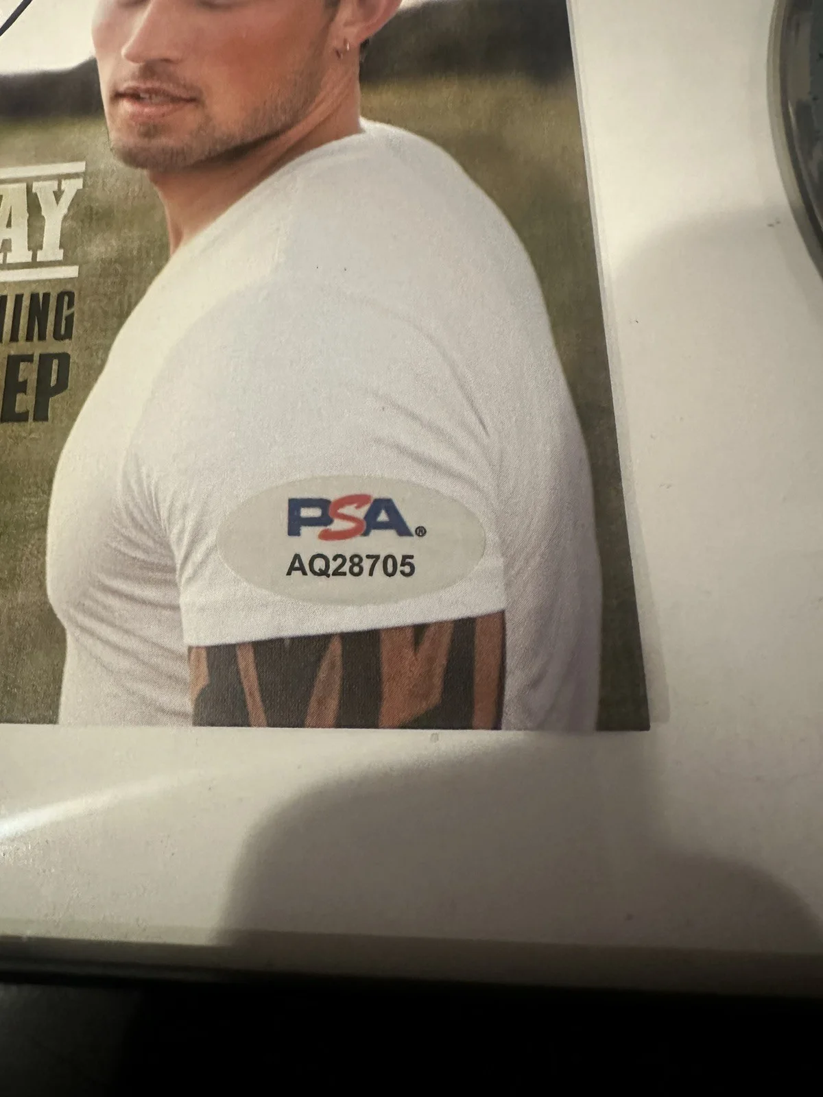 MICHAEL RAY SIGNED FRAMED CD PSA/DNA COA AUTOGRAPHED COUNTRY SINGER RARE, image 2