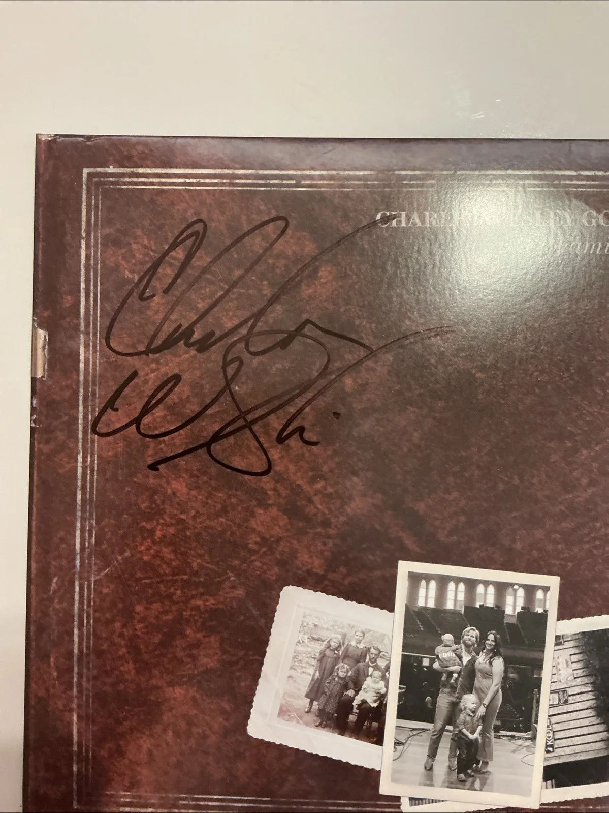 Charles Wesley Godwin Family Ties Signed Vinyl Album, изображение 2