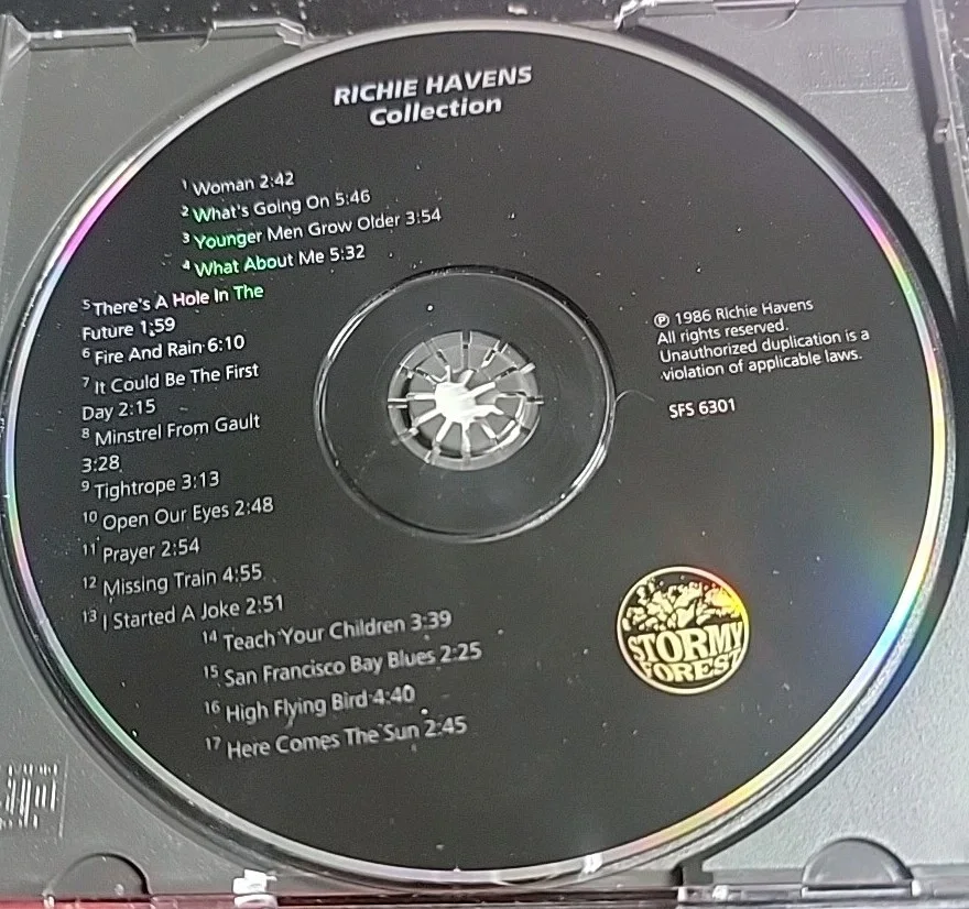 Richie Havens Collection Autographed Cd Hand Signed Woodstock Performer, изображение 4