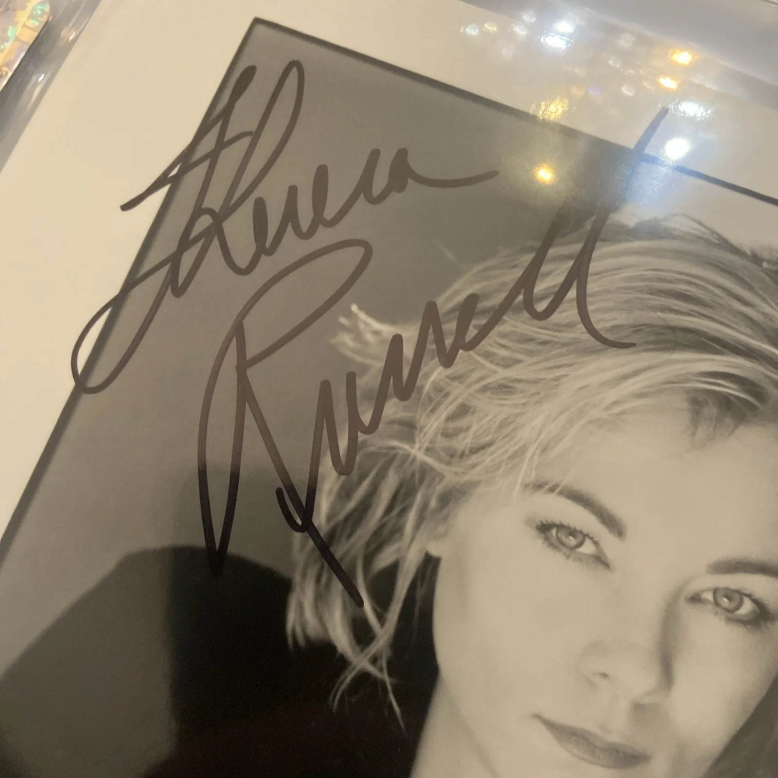 THERESA RUSSELL hand-signed SEXY YOUNG 8x10 B/W PORTRAIT CLOSEUP Spider-Man 3, изображение 2