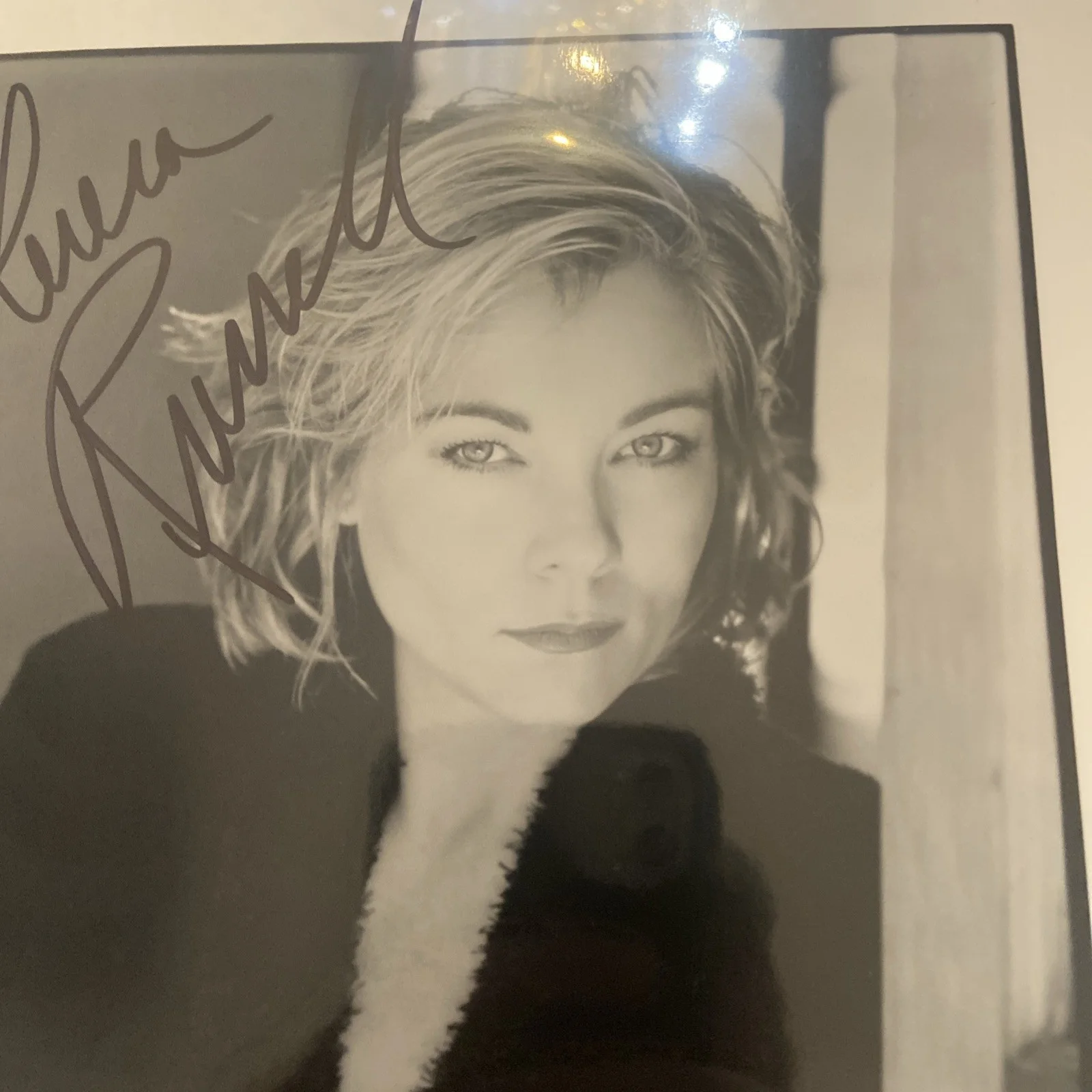 THERESA RUSSELL hand-signed SEXY YOUNG 8x10 B/W PORTRAIT CLOSEUP Spider-Man 3, изображение 3