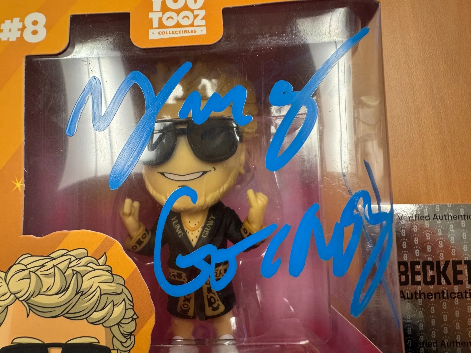 Yung Gravy Signed Autographed You Tooz #8 Beckett COA Authentication, изображение 2