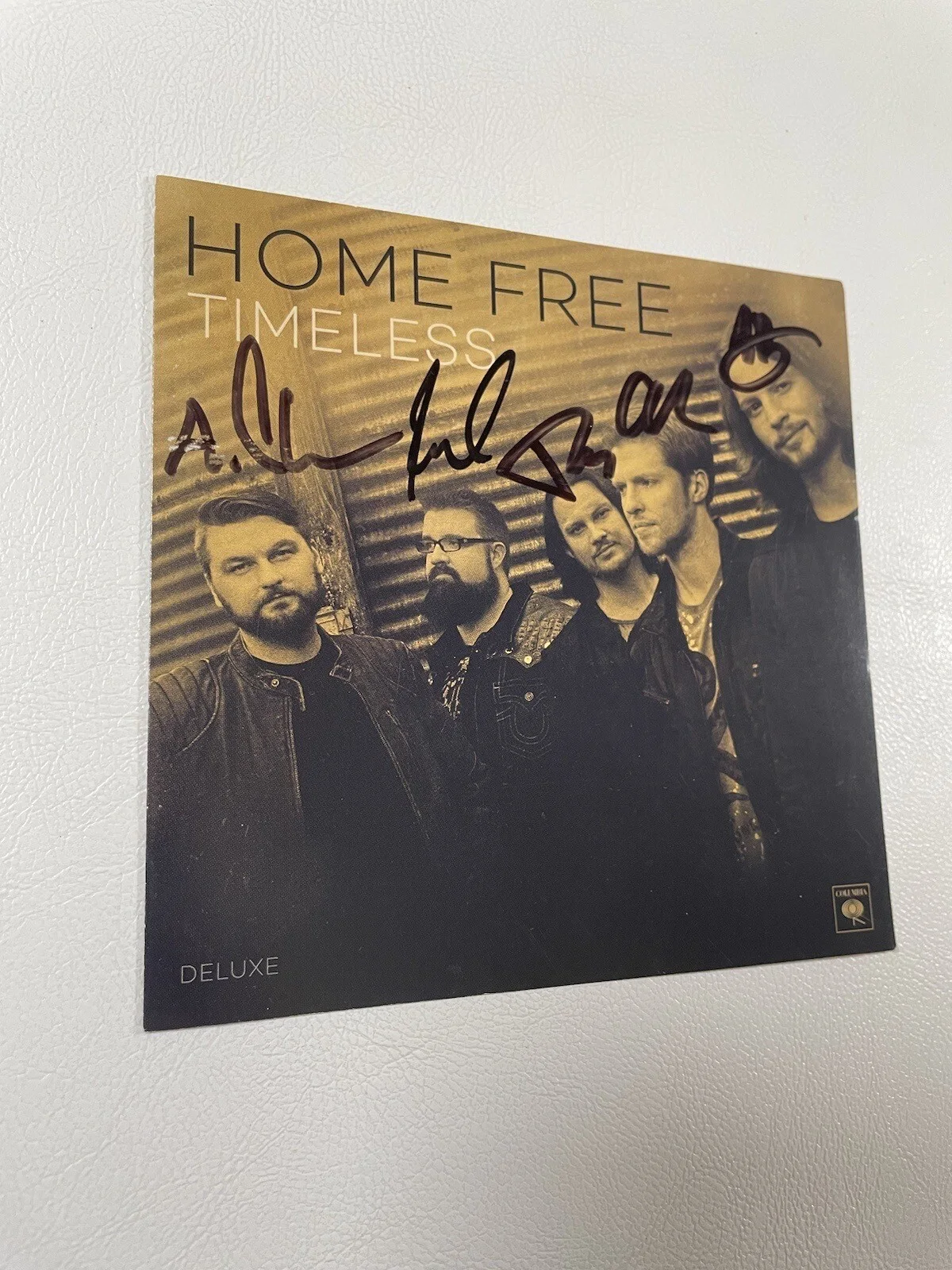 Home Free Timeless Signed Cd Insert Booklet Only Country Band No Disc 2017, image 2