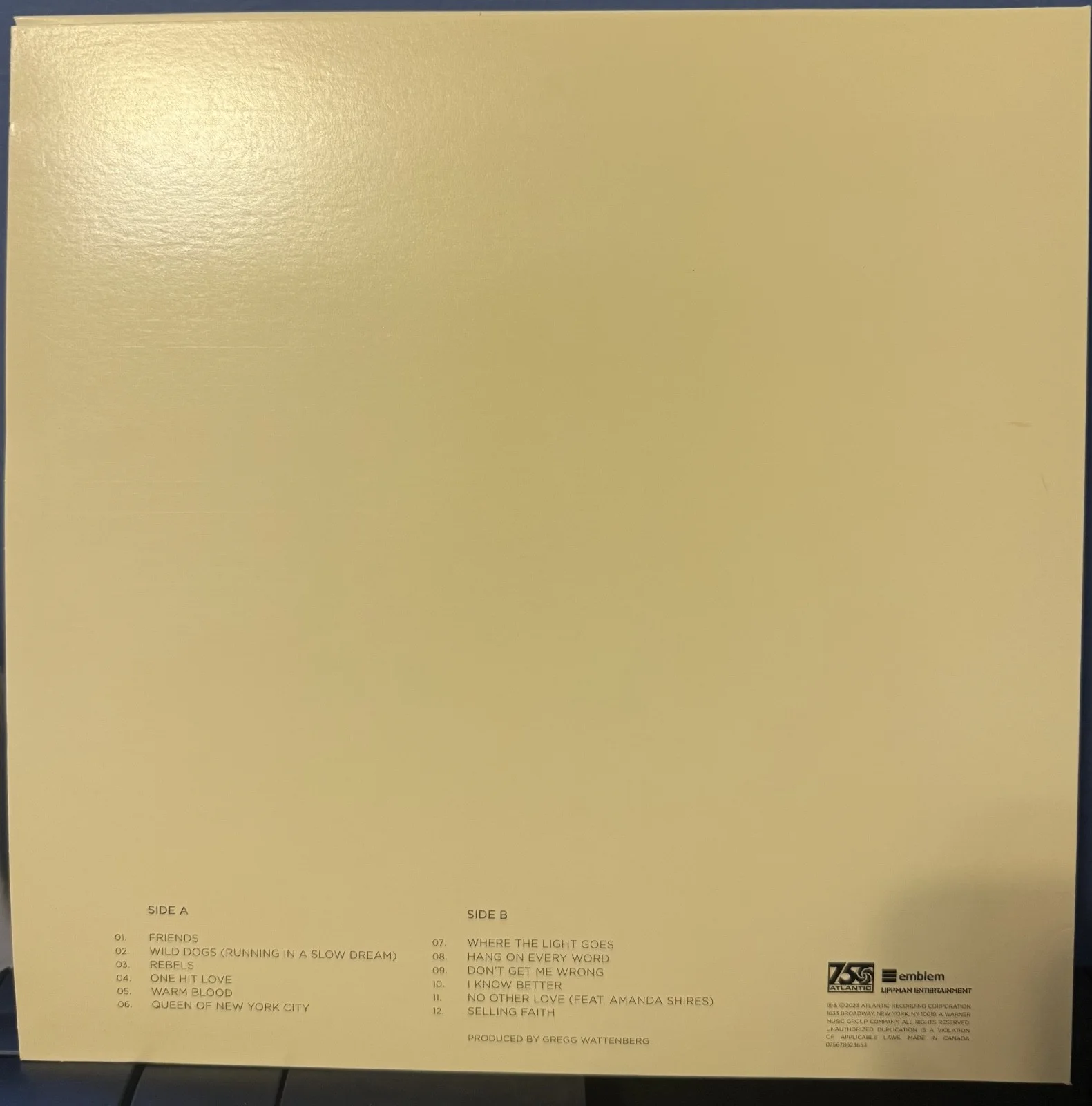 Rob Thomas signed Matchbox Twenty Where The Light Goes 12" lp album, image 3