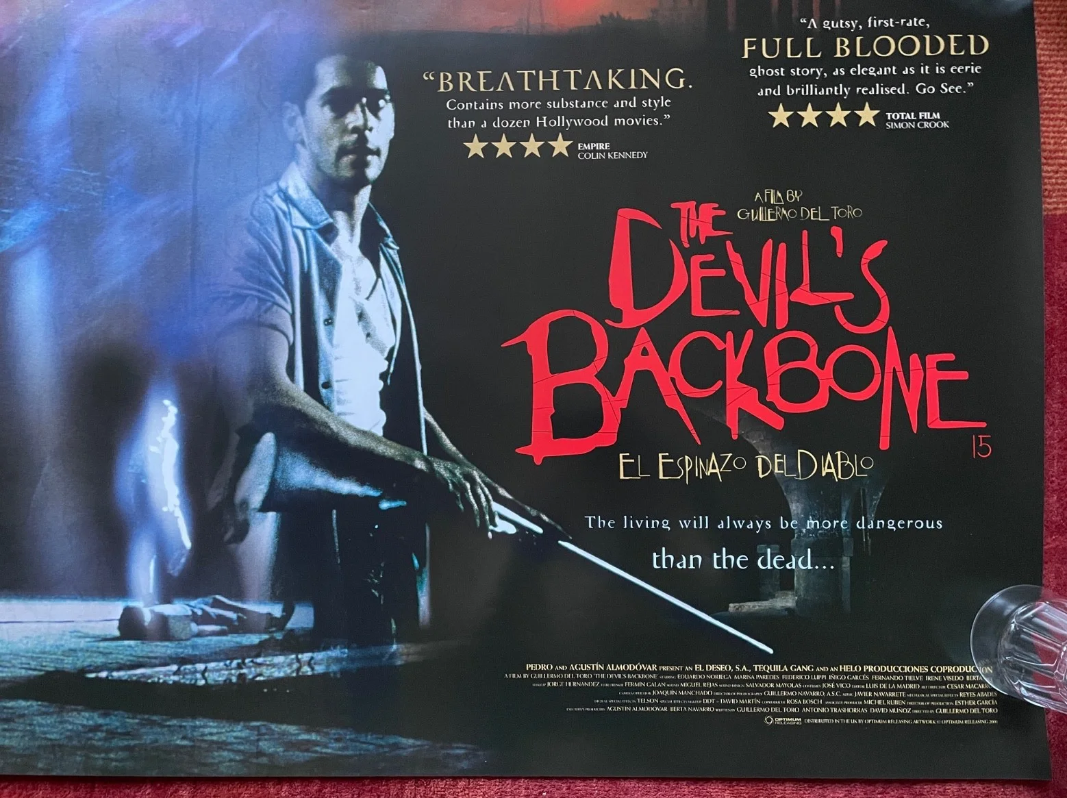 THE DEVIL'S BACKBONE (2001) Original UK Quad Film Poster - Guillermo del Toro, изображение 5