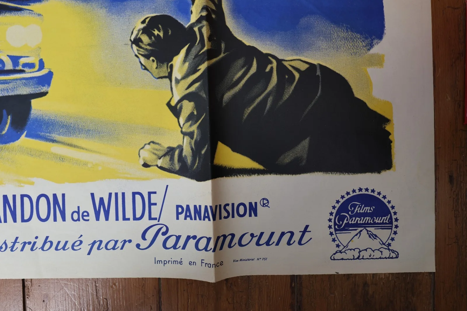 'Hud' Original French one panel Film Movie Poster 1963, изображение 4