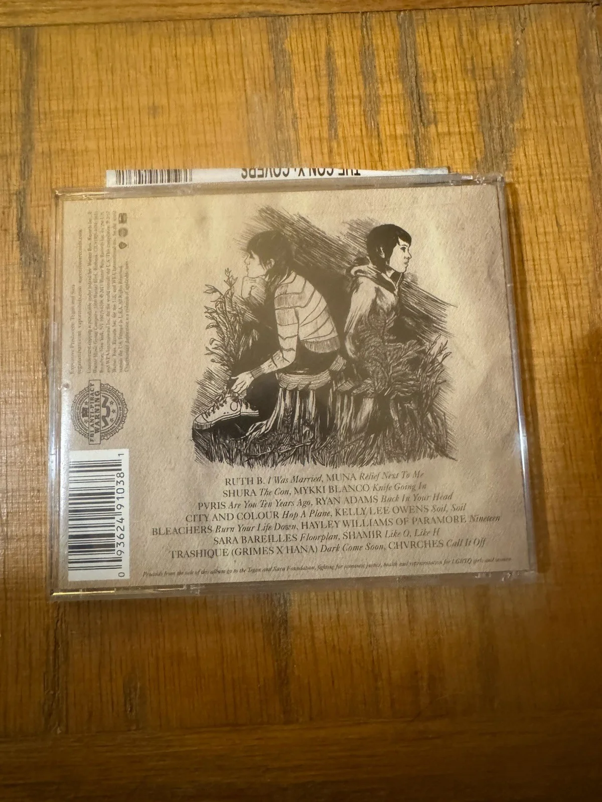 Tegan And Sara The Con X Covers CD Signed Autographed, image 2