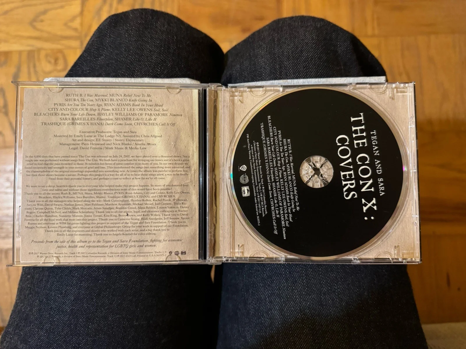 Tegan And Sara The Con X Covers CD Signed Autographed, image 5
