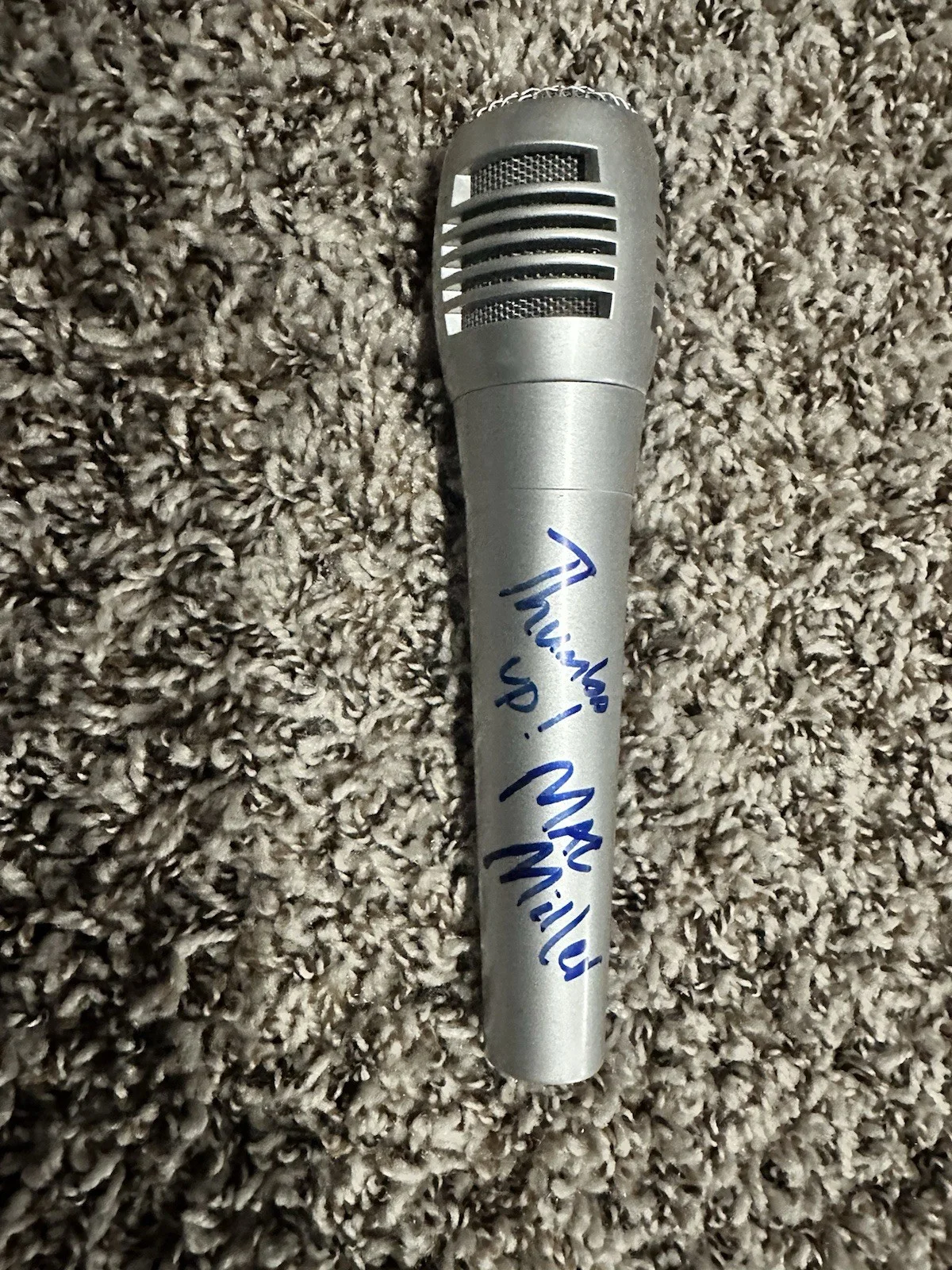 Mac Miller Autographed Pyle Microphone with 'Thumbs Up!' Inscription, image 2