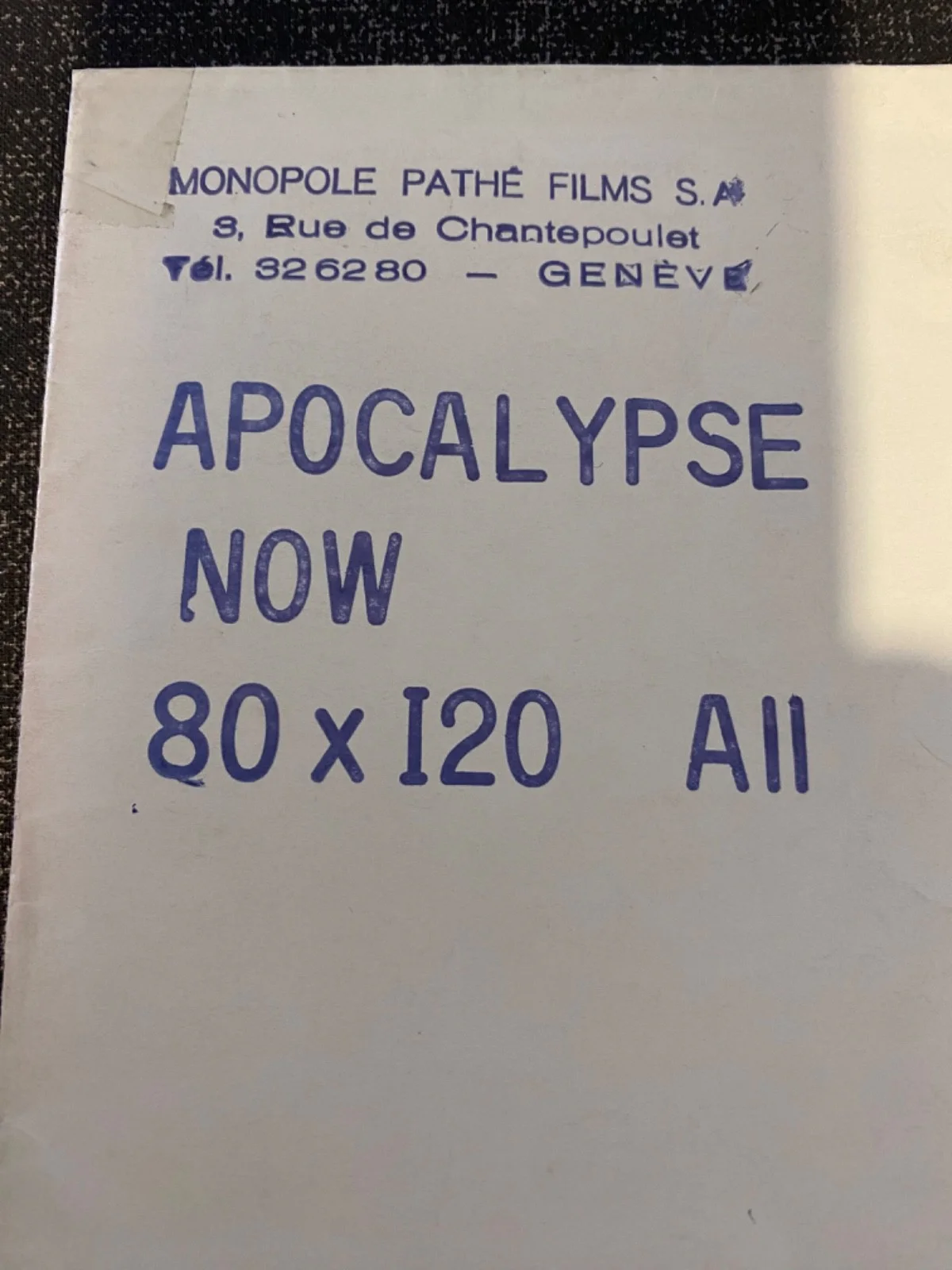 APOCALYPSE NOW GERMAN A0 33x47 movie poster MARLON BRANDO COPPOLA BOB PEAK, изображение 3