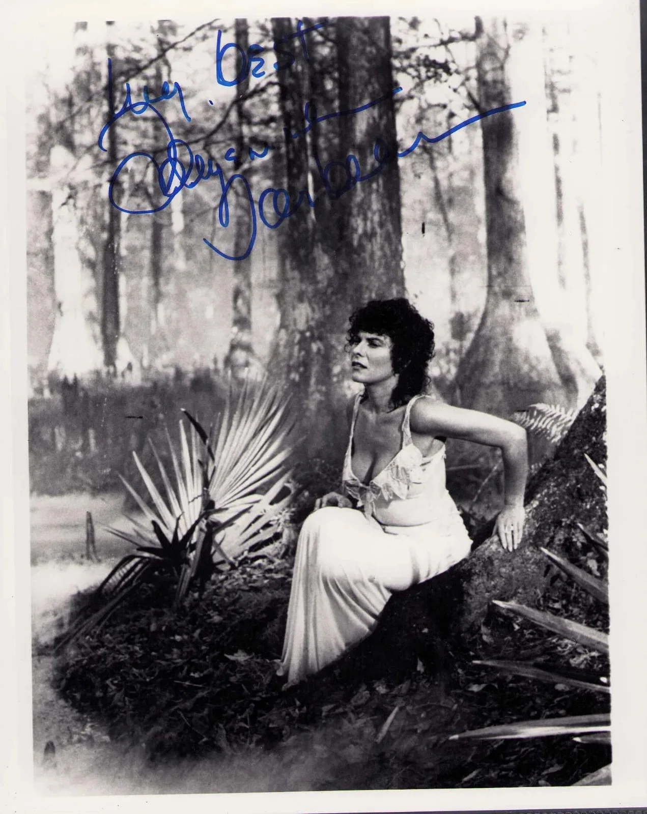 Adrienne Barbeau — Adrienne Barbeau Signed Autographed 8x10 B&W Photo Swamp Thing W/COA
