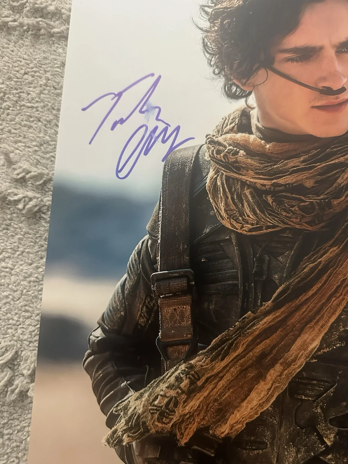 Timothee Chalamet Signed Dune 11 X 14 Beckett Coa Paul Atreides Marty Supreme, image 2