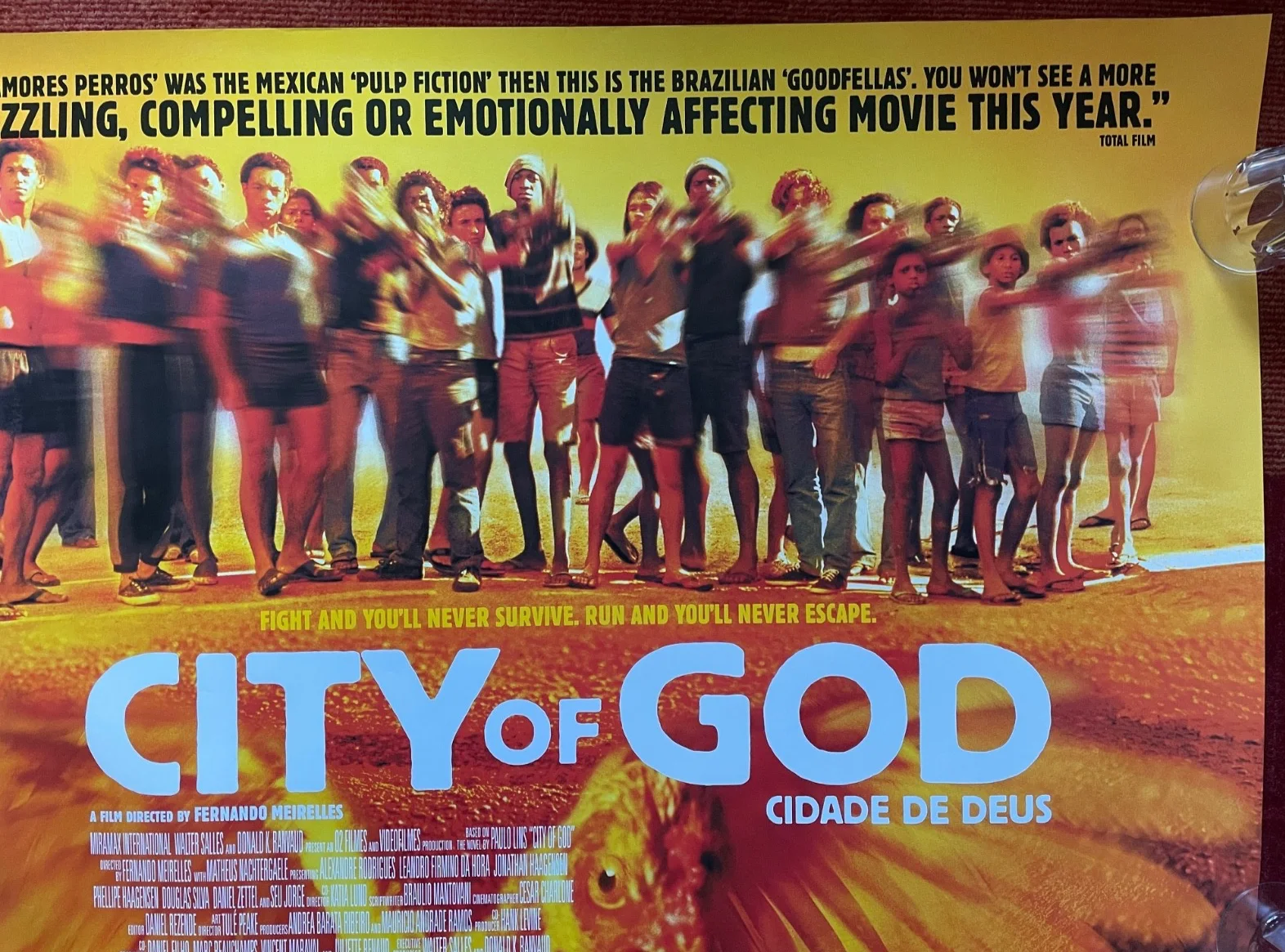 CITY OF GOD (2002) Original UK Movie Quad Film Poster - Cidade de Deus, изображение 3