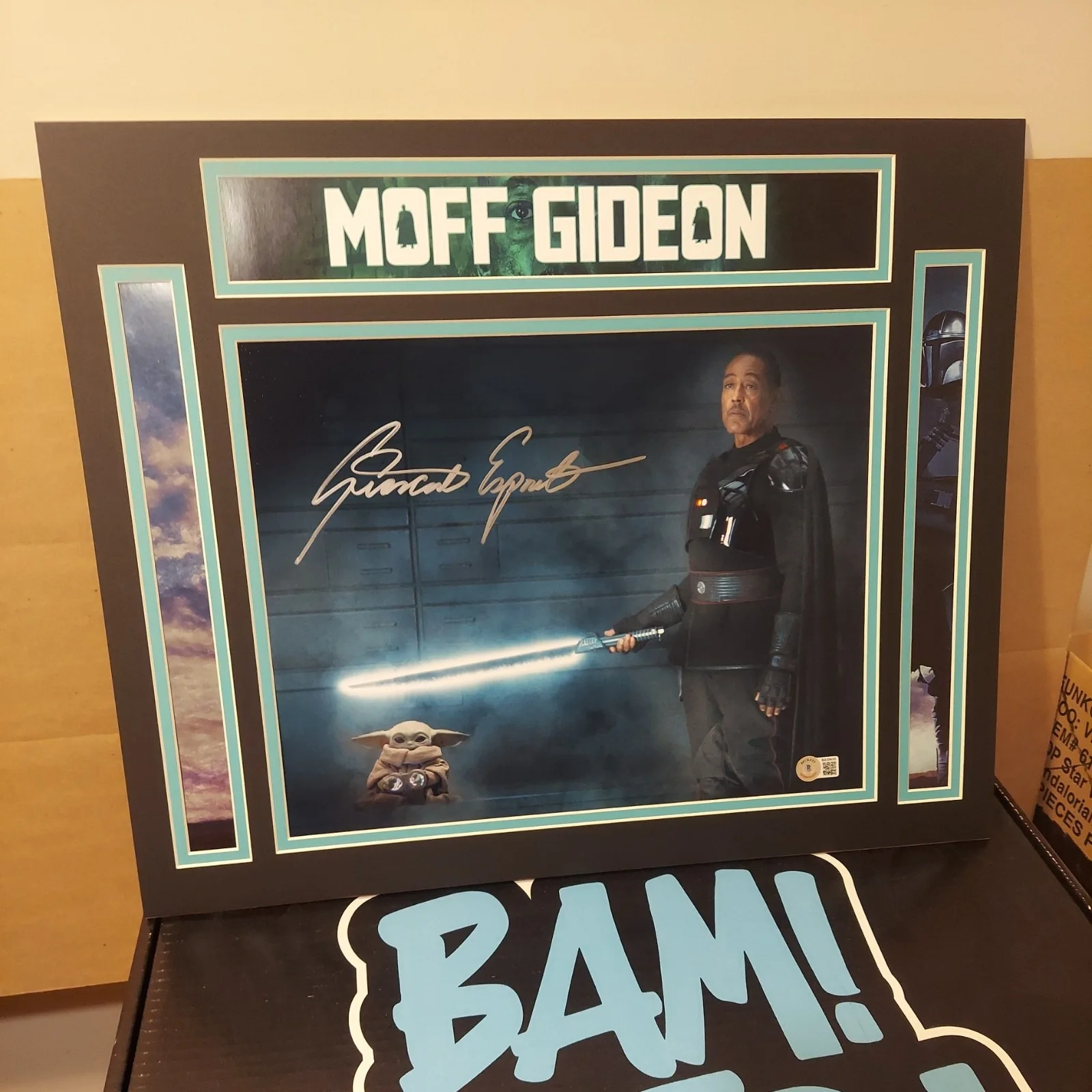 GIANCARLO ESPOSITO The Mandalorian STAR WARS signed autograph 11x14 Bam Box BAS, image 3