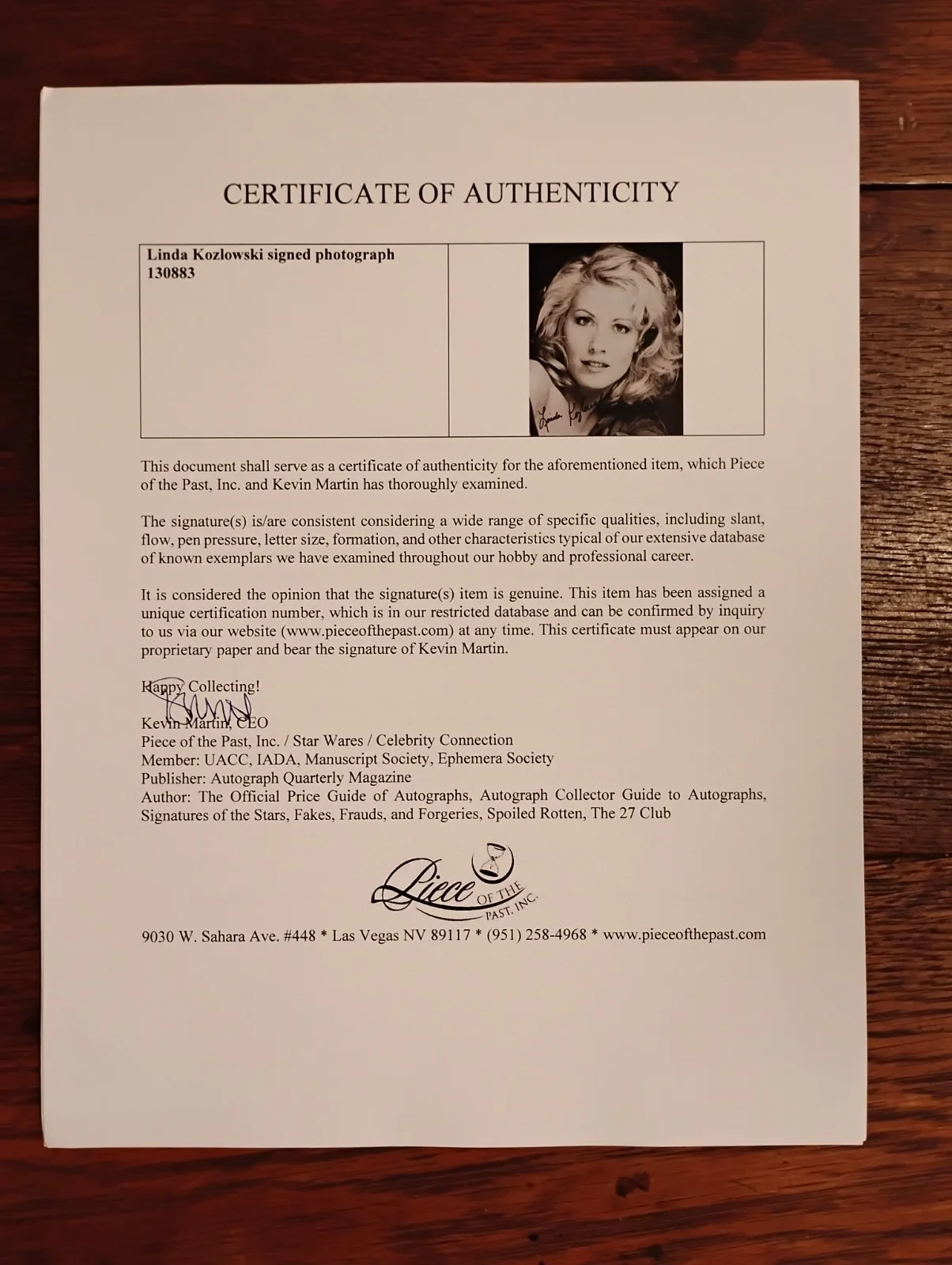 Linda Kozlowski — Linda Kozlowski Autographed 8x10 Signed Photo Crocodile Dundee Star W/COA, image 2