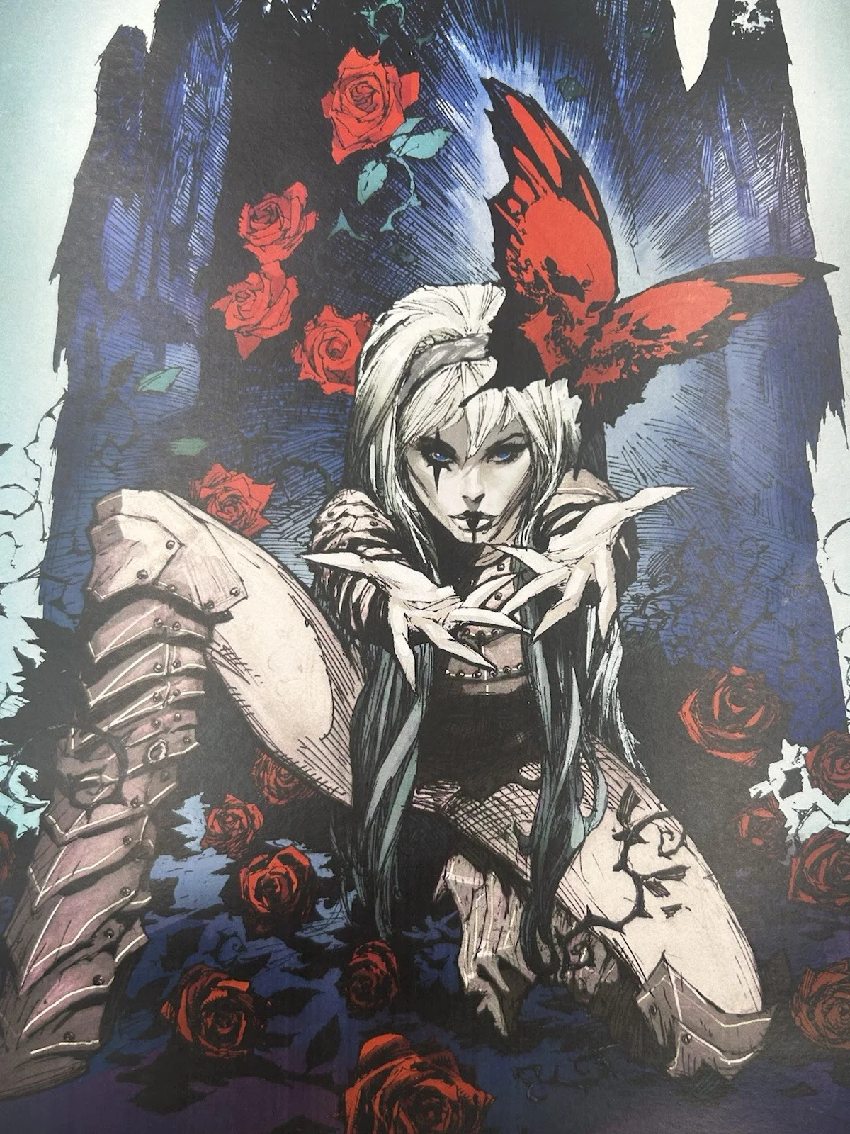 Autographed September Mourning Metal Band Poster Marc Silvestri Art Top Cow, изображение 2