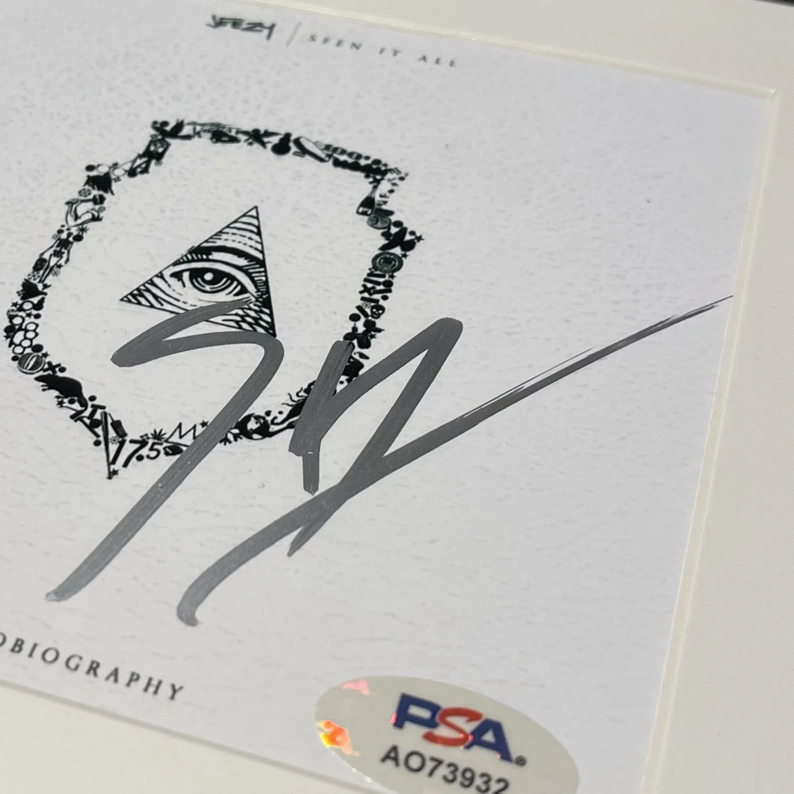 YOUNG JEEZY SIGNED SEEN IT ALL CD ALBUM AUTOGRAPH RAPPER FRAMED PSA COA, image 3