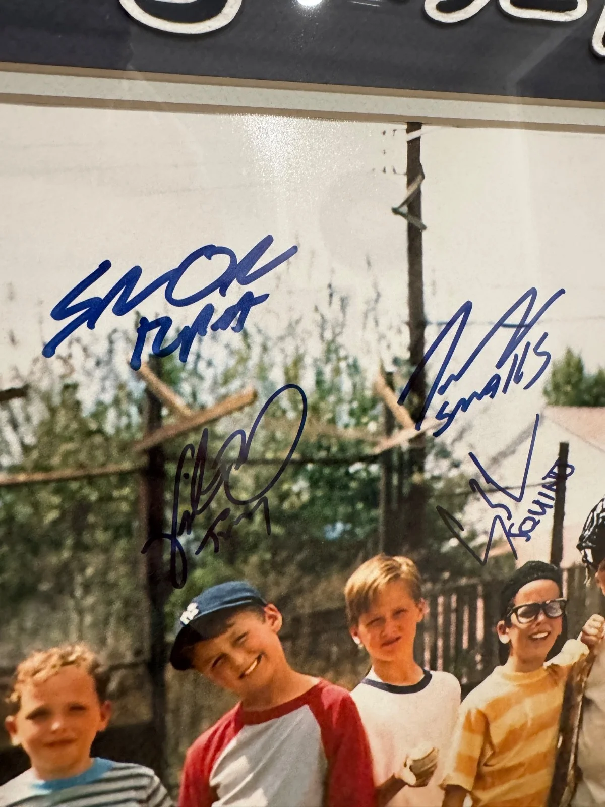 The Sandlot Cast — The Sandlot Cast Signed 16x20 Photo – Multi-Autograph – Authenticated COA, image 3