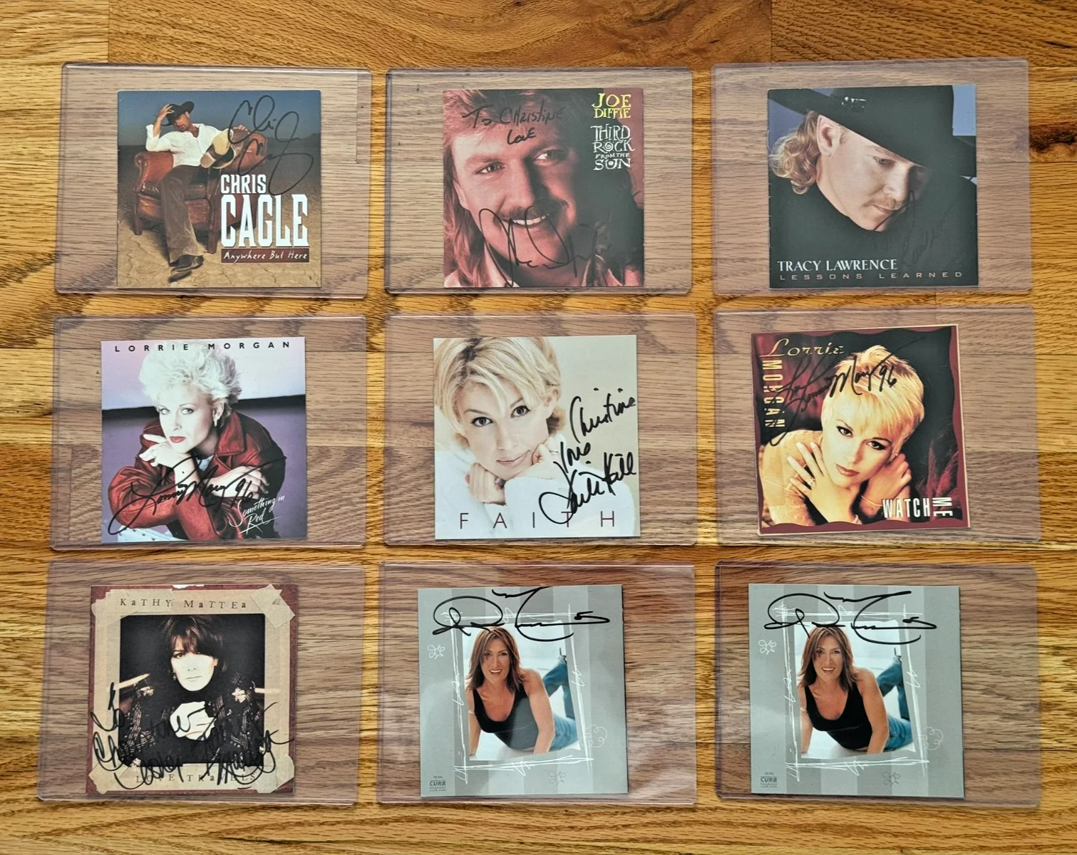 Signed Country Music CD Cover Inserts Autographed Faith Hill Joe Diffie - Choice, изображение 2