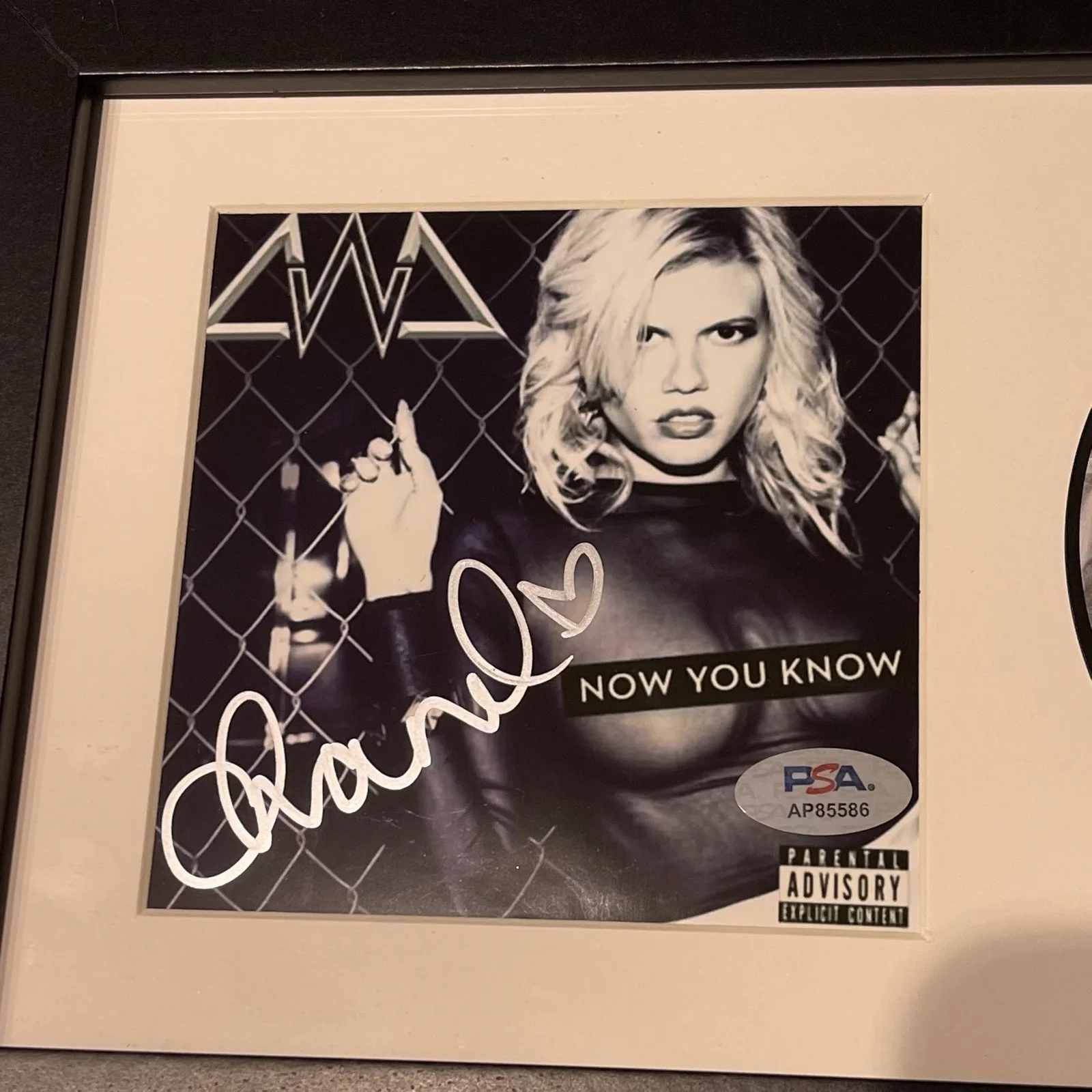 CHANEL WEST COAST SIGNED NOW YOU KNOW CD ALBUM AUTOGRAPH FRAMED PSA COA, image 2