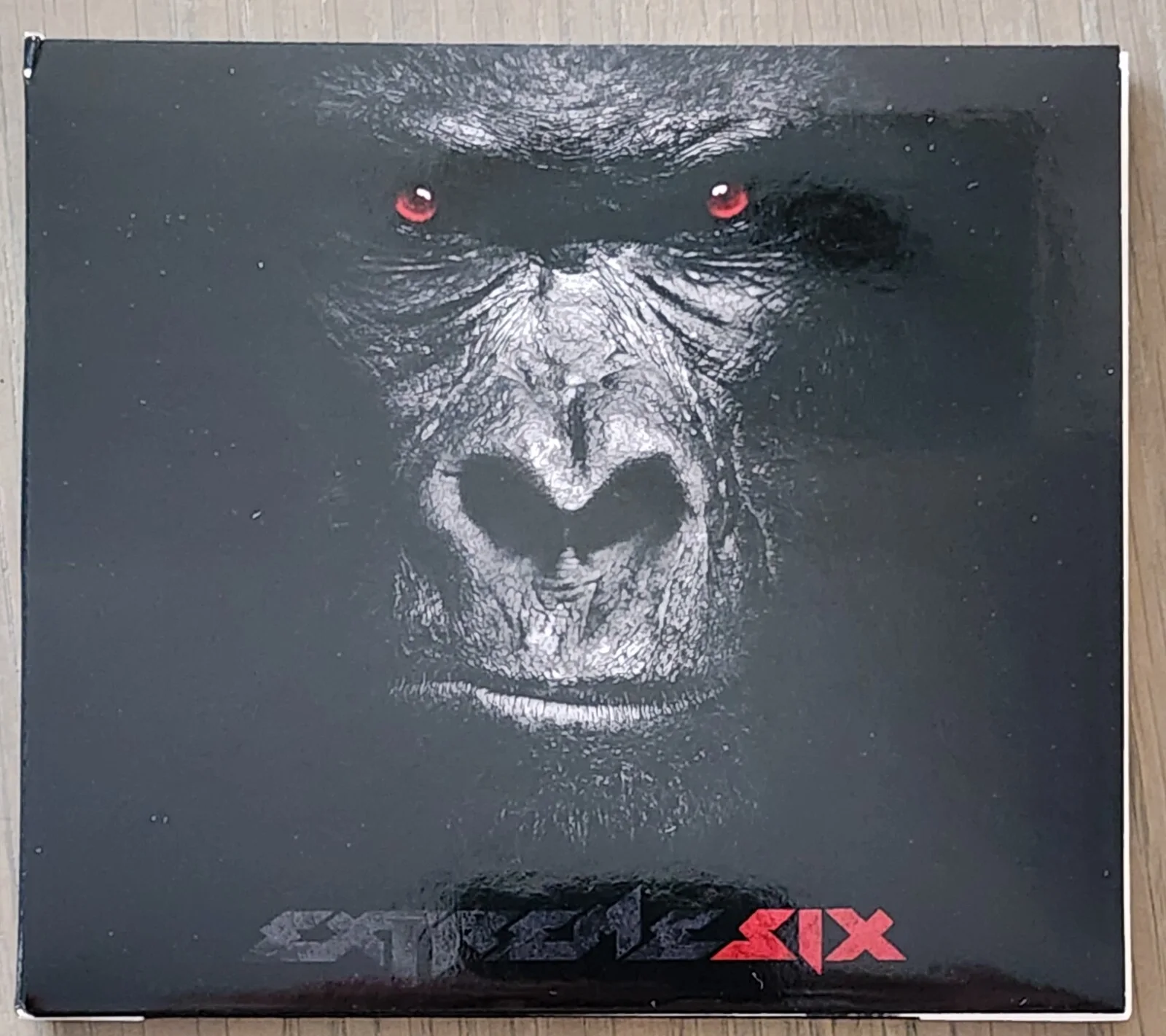 Extreme Six CD band signed autographed photo card Bettencourt Badger Cherone Fig, изображение 2