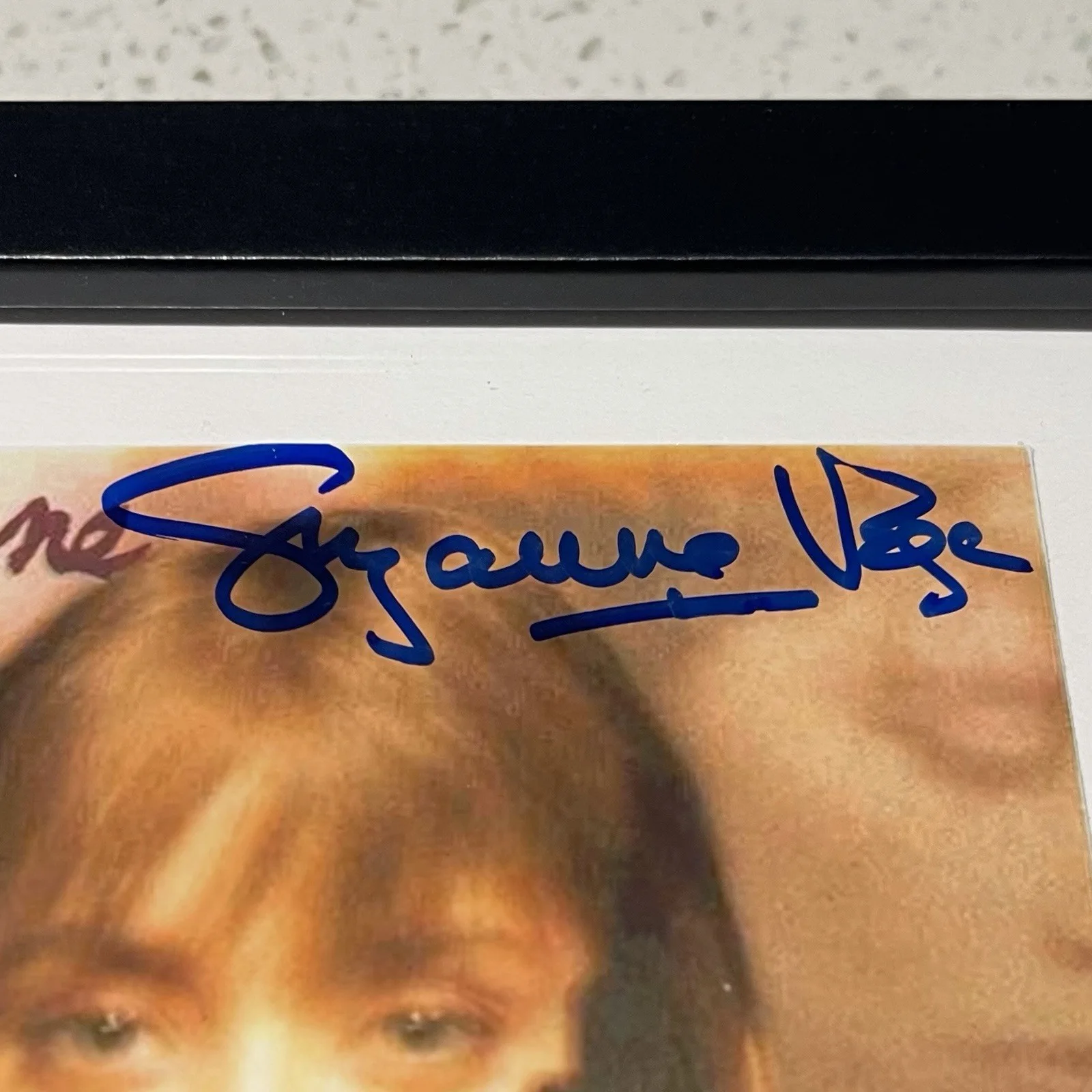 SUZANNE VEGA SIGNED SOLITUDE STANDING CD ALBUM AUTOGRAPH FRAMED PSA COA, image 3