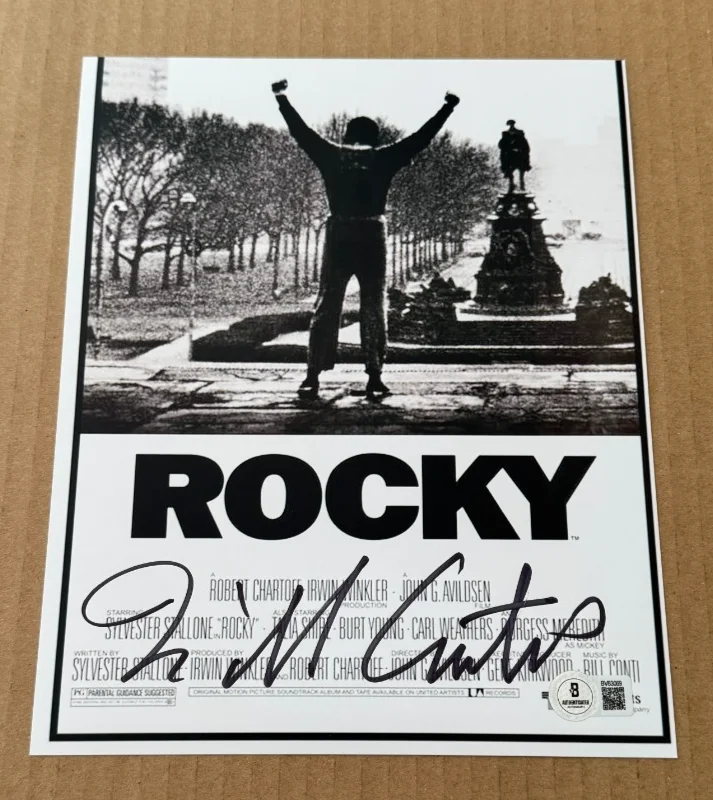 BILL Conti — BILL CONTI SIGNED ROCKY 8X10 PHOTO BECKETT COA ROCKY MUSIC COMPOSER