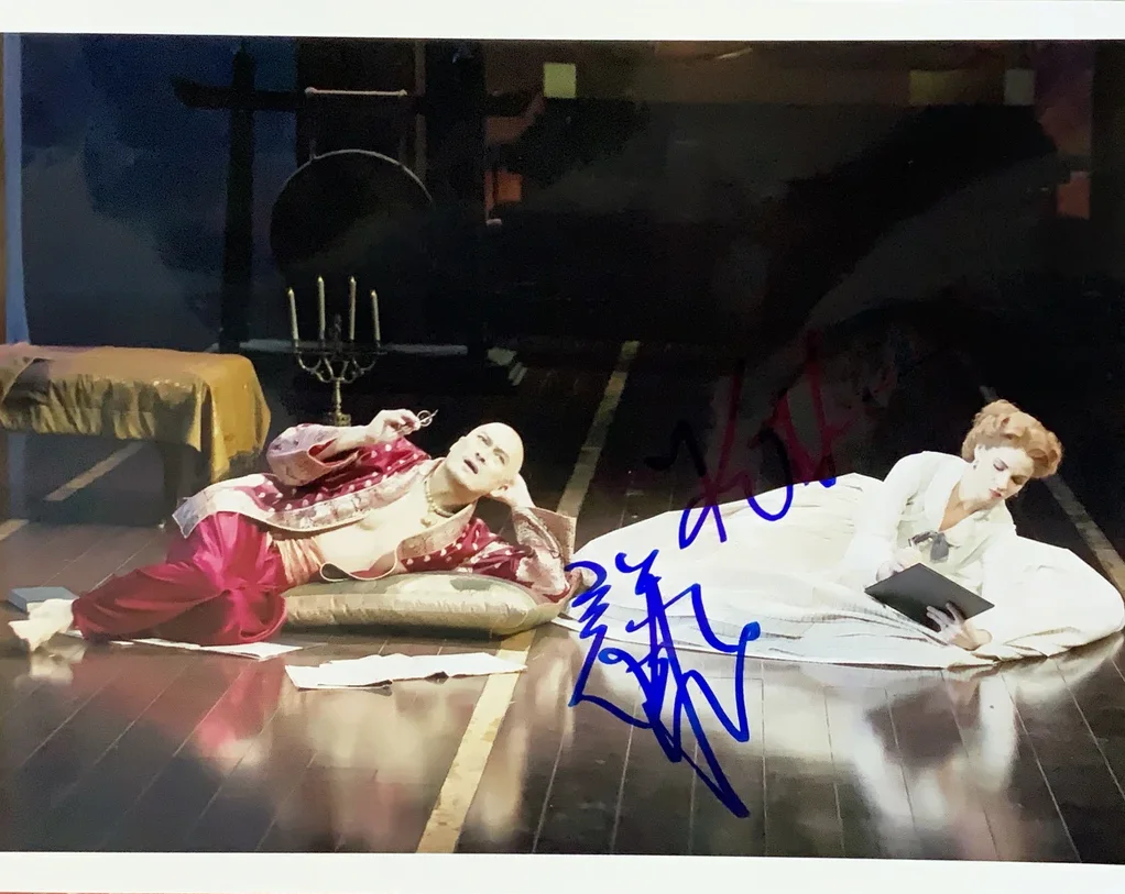 Ken Watanabe & Kelli O’hara — Ken Watanabe & Kelli O'Hara signed The King & I 11x14 Photo - Exact Proof