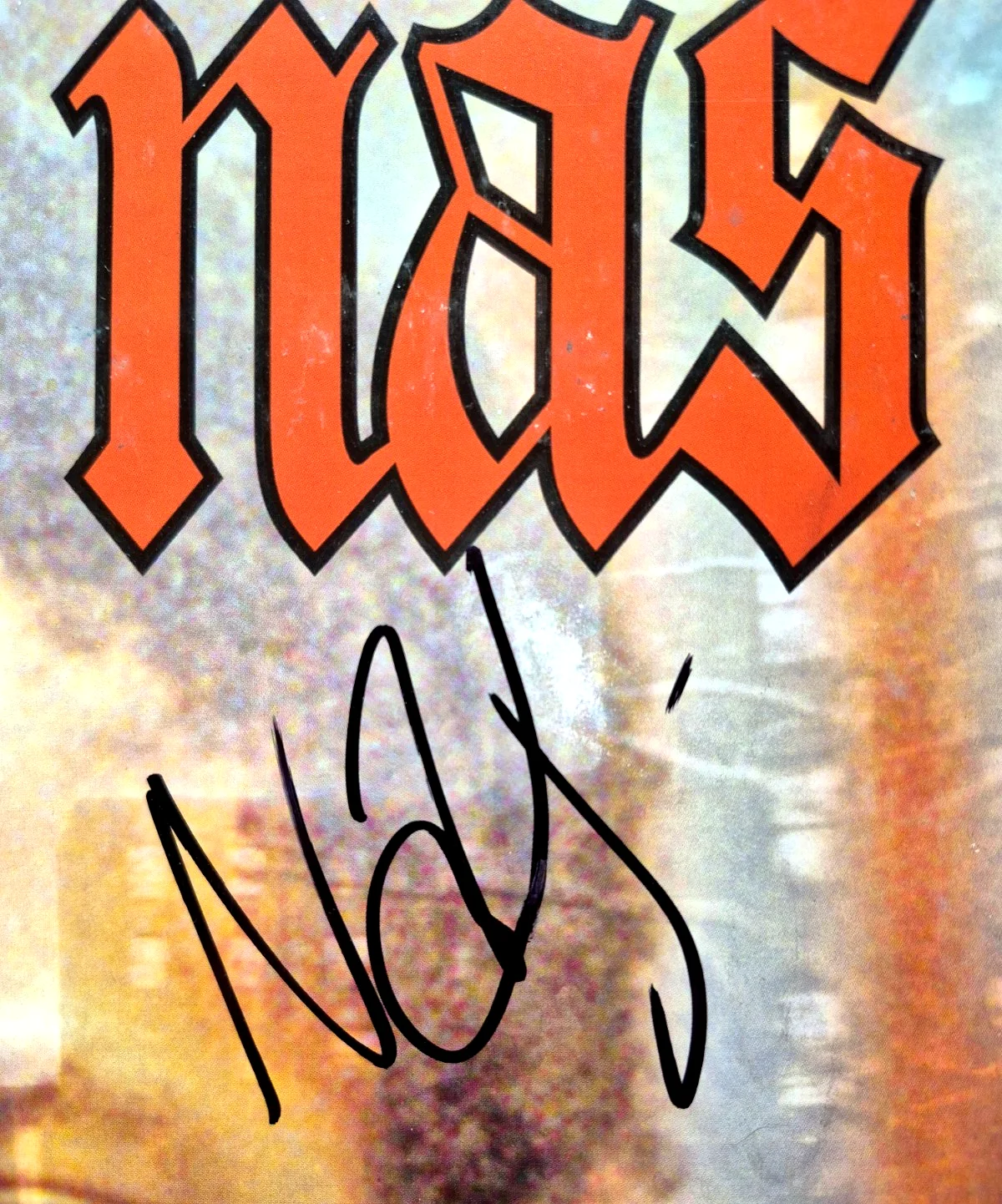 NAS SIGNED AUTOGRAPHED ILLMATIC ALBUM VINYL RARE JAY-Z IT WAS WRITTEN PSA COA 3, image 2