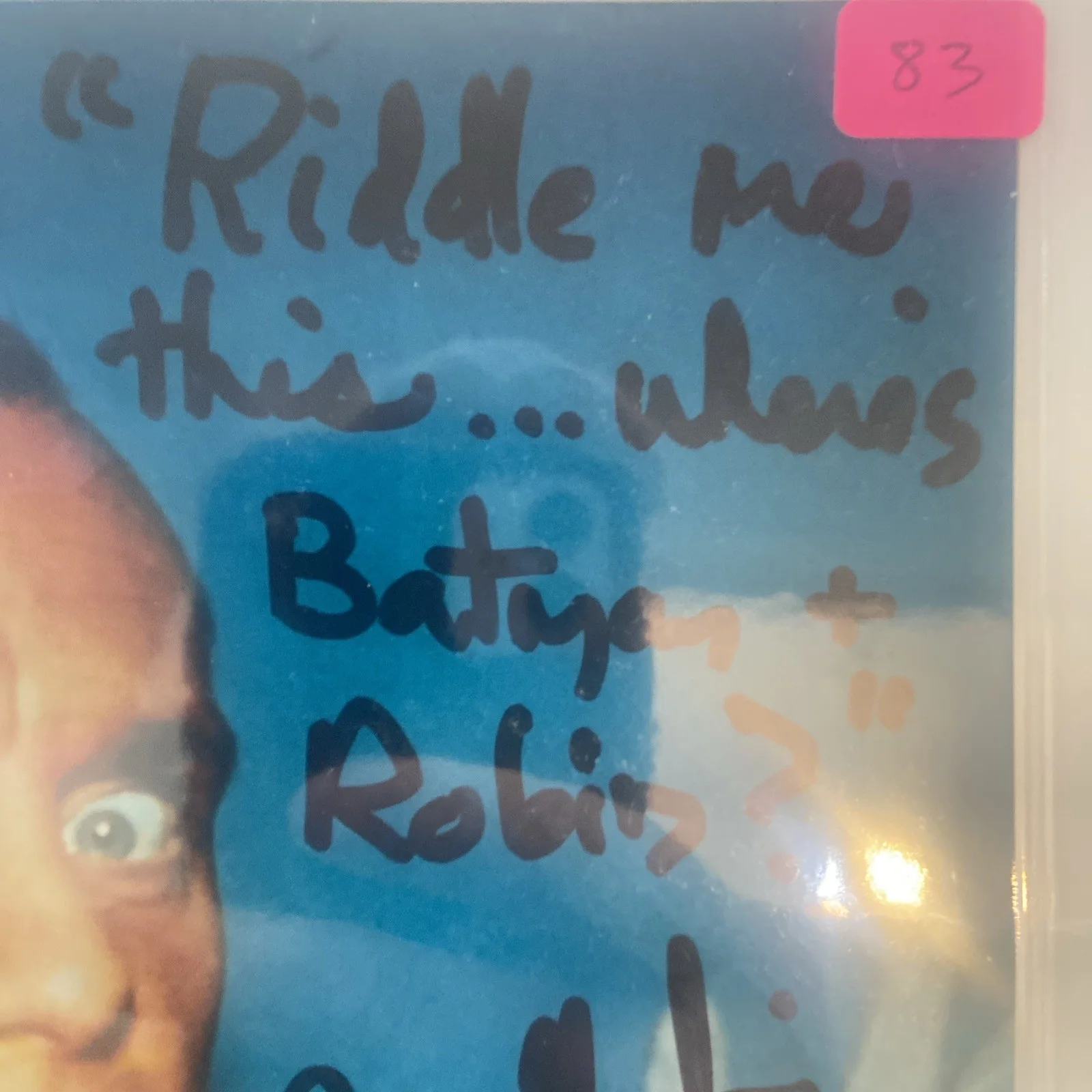 Frank Gorshin — FRANK GORSHIN "RIDDLER" COLOR 8x10 AUTOGRAPH PHOTO multiple inscriptions Batman, image 3