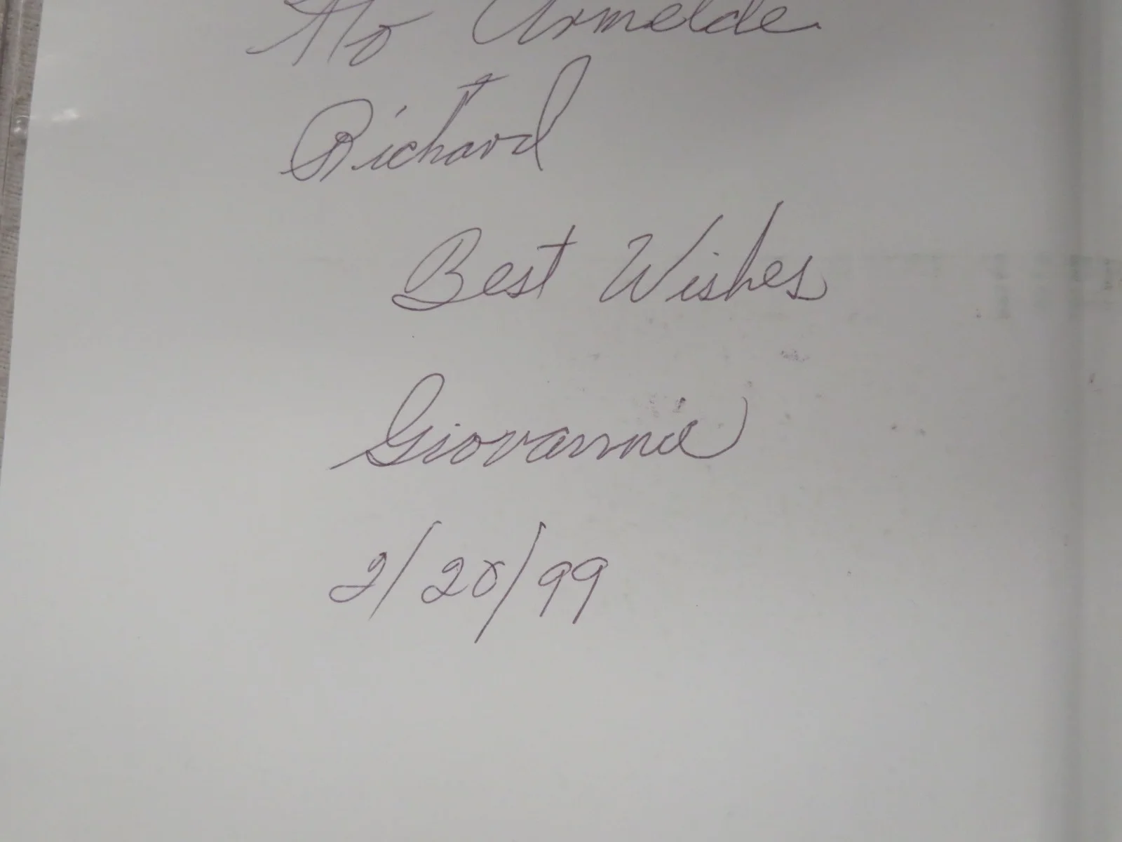 GIOVANNIE SHADOW LAKE SIGNED CD, image 4
