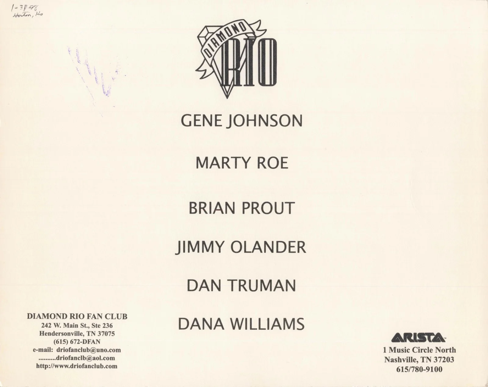 Autographed 8x10 Photo - Diamond Rio Country Music, изображение 2