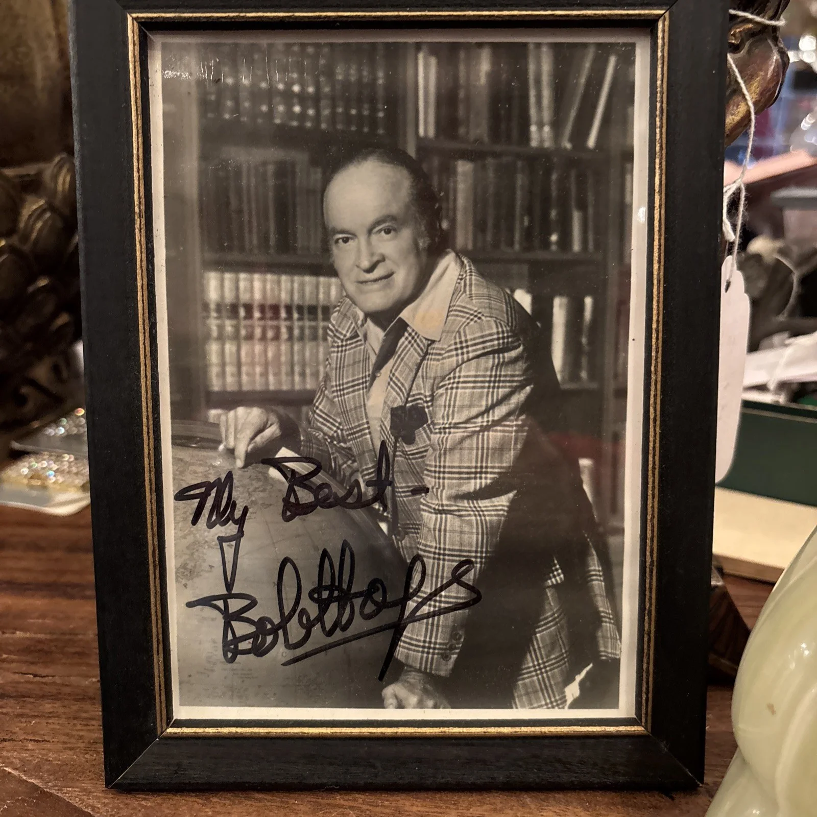 Bob Hope — bob hope signed photo Memorabilia Framed - 6x 8, image 2