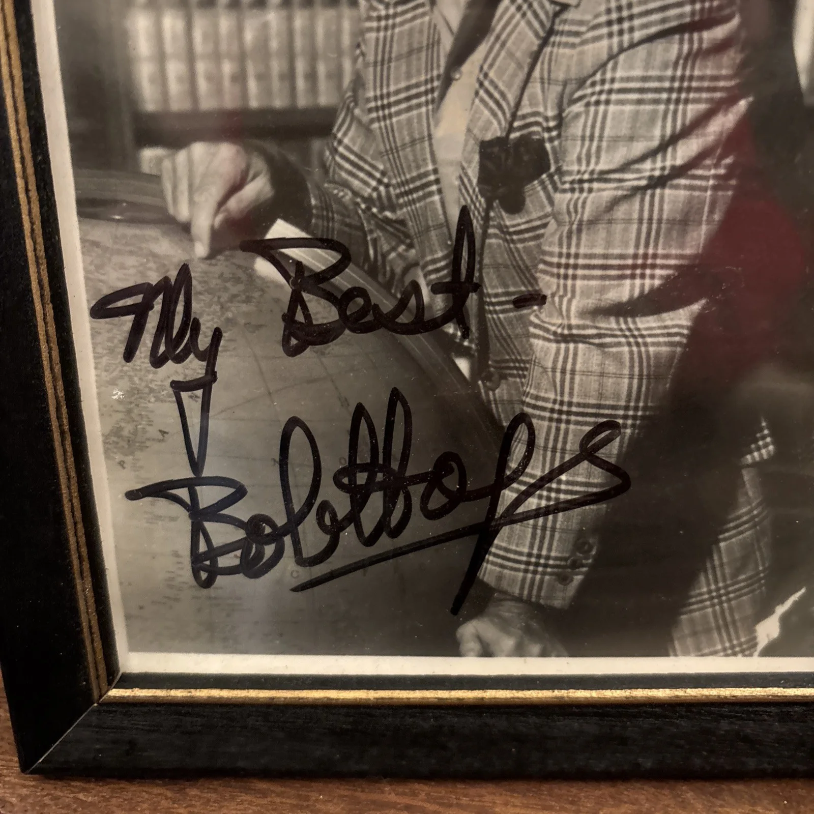 Bob Hope — bob hope signed photo Memorabilia Framed - 6x 8, image 3