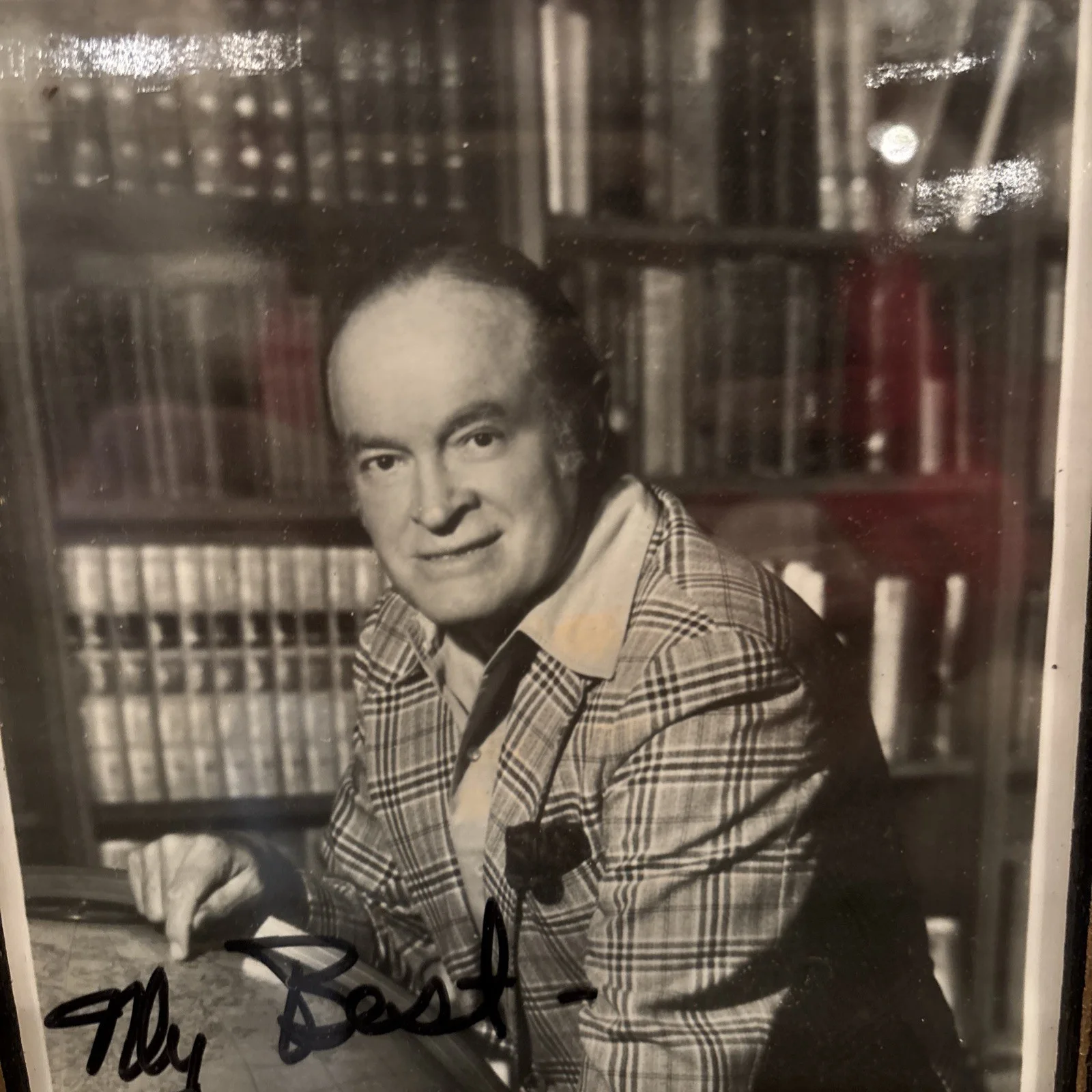 Bob Hope — bob hope signed photo Memorabilia Framed - 6x 8, image 4