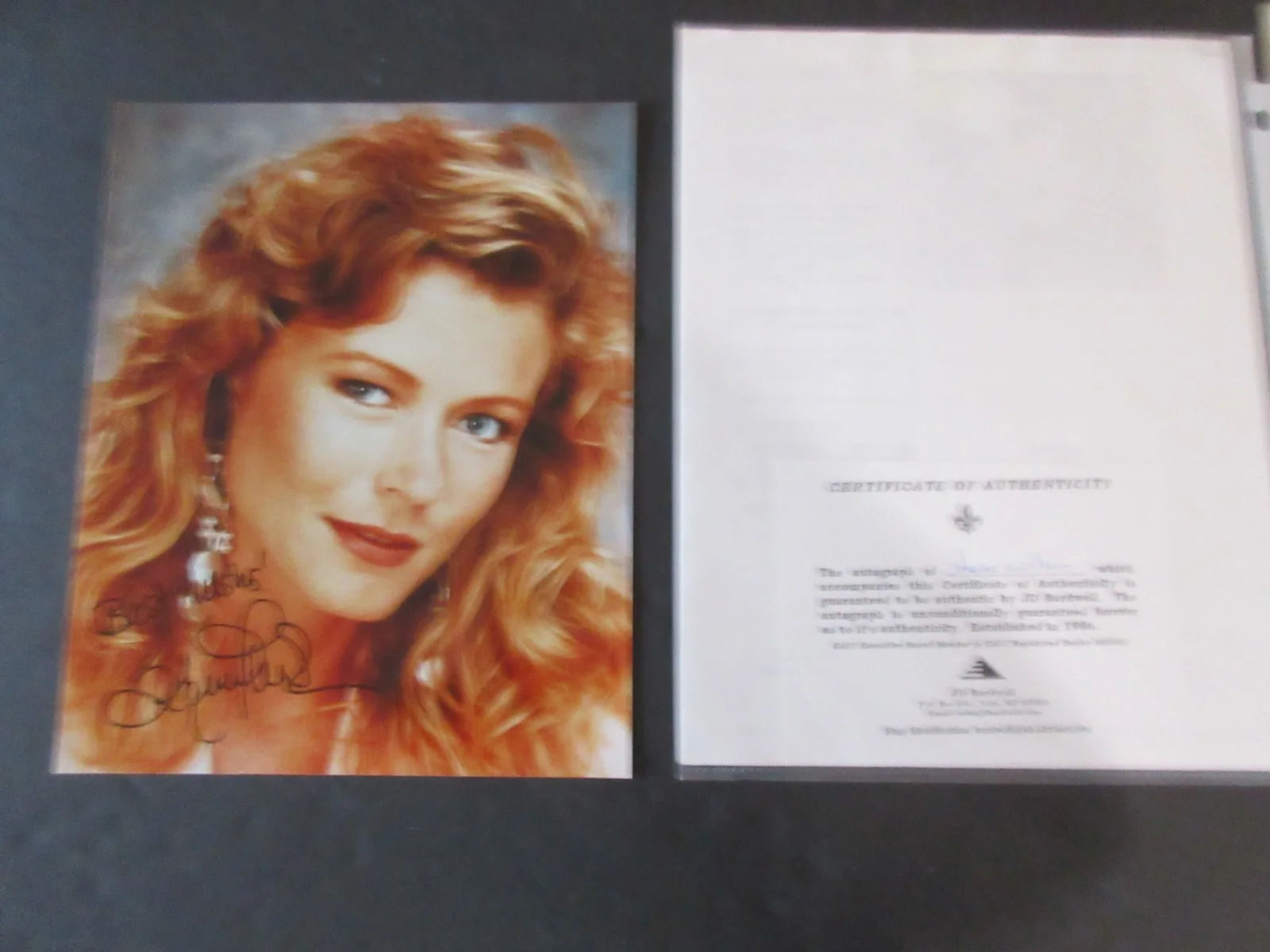 SHEREE WILSON — SHEREE WILSON - AUTOGRAPH 8X10 COLOR PHOTO COAa, изображение 2