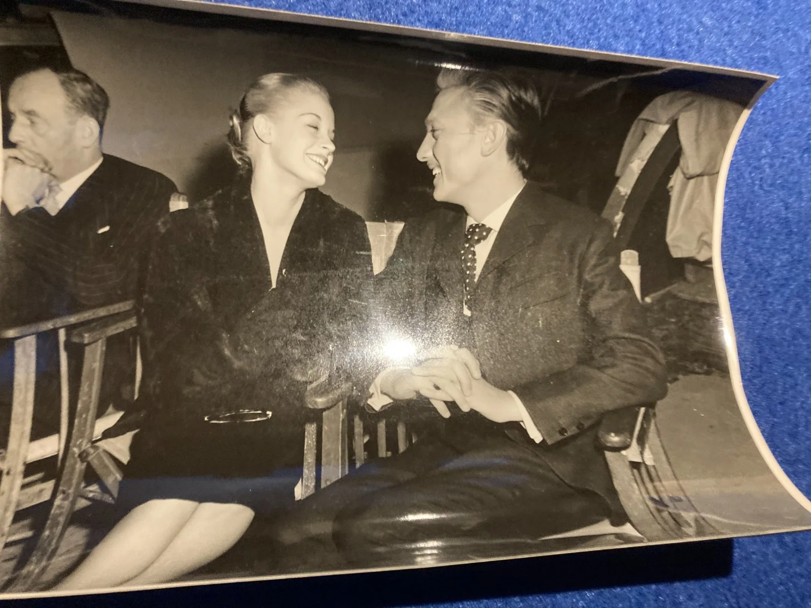 1955 film Storm Over the Nile, Mary Ure at SHEPPERTON with Lawrence Harvey l, изображение 2