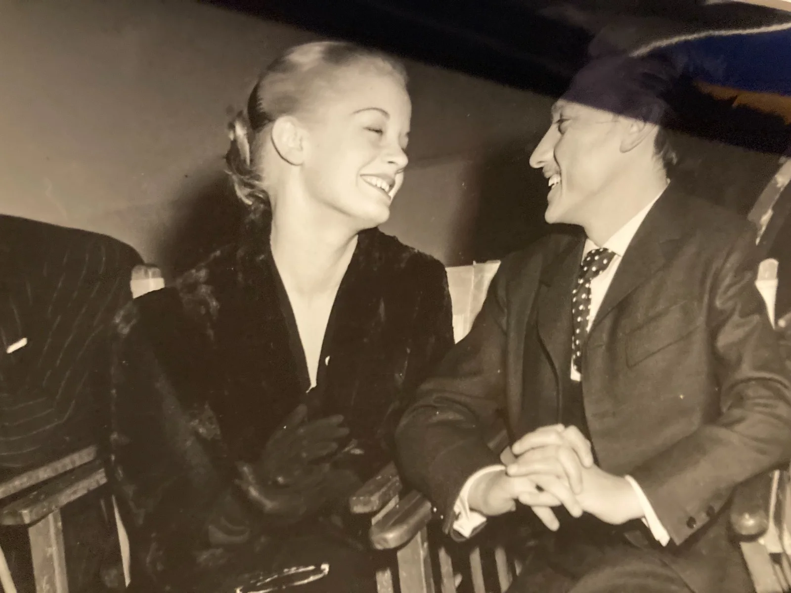 1955 film Storm Over the Nile, Mary Ure at SHEPPERTON with Lawrence Harvey l, изображение 3