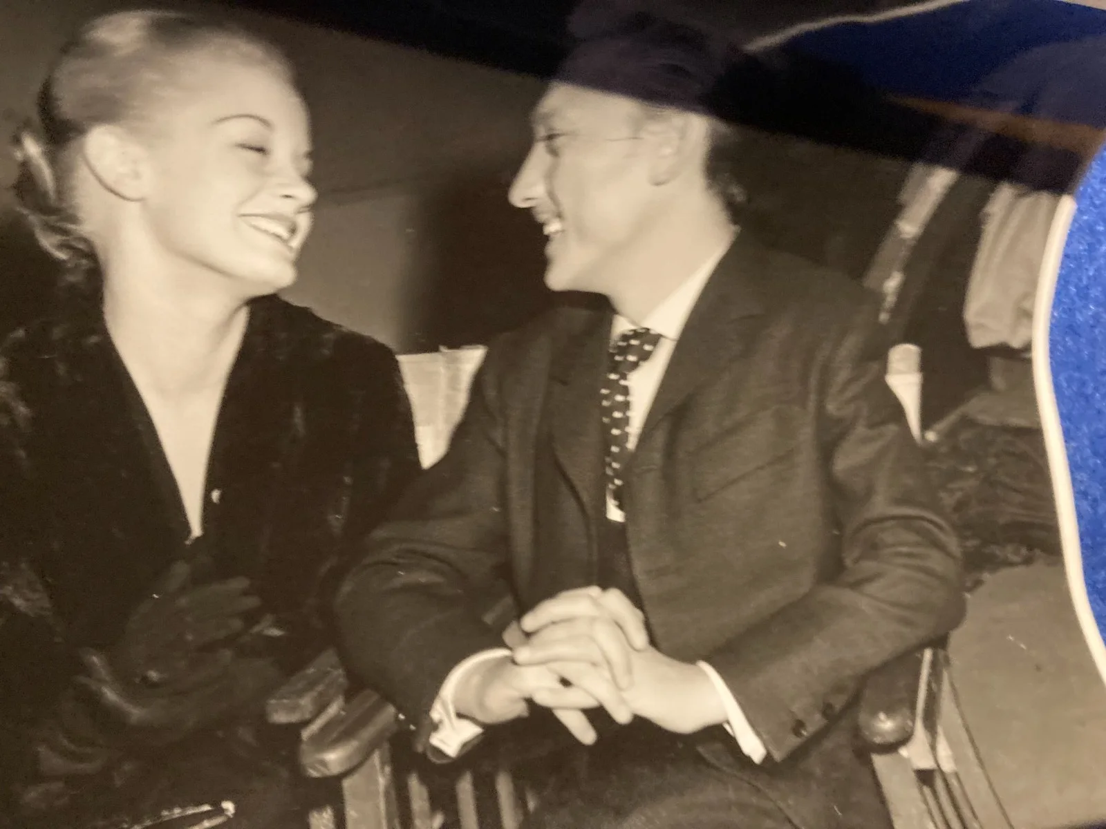 1955 film Storm Over the Nile, Mary Ure at SHEPPERTON with Lawrence Harvey l, изображение 4