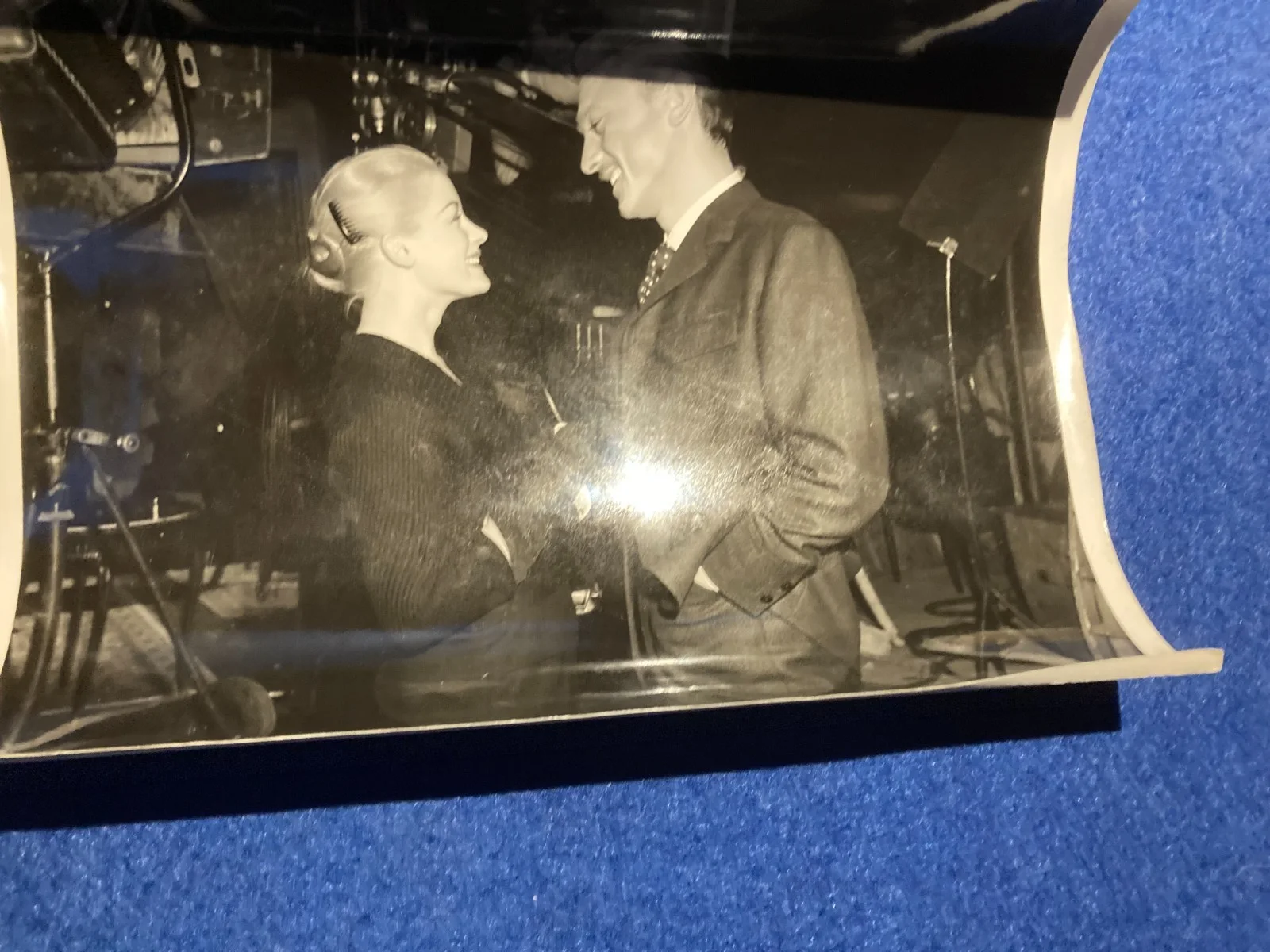 1955 film Storm Over the Nile, Mary Ure at SHEPPERTON with Lawrence Harvey, изображение 2