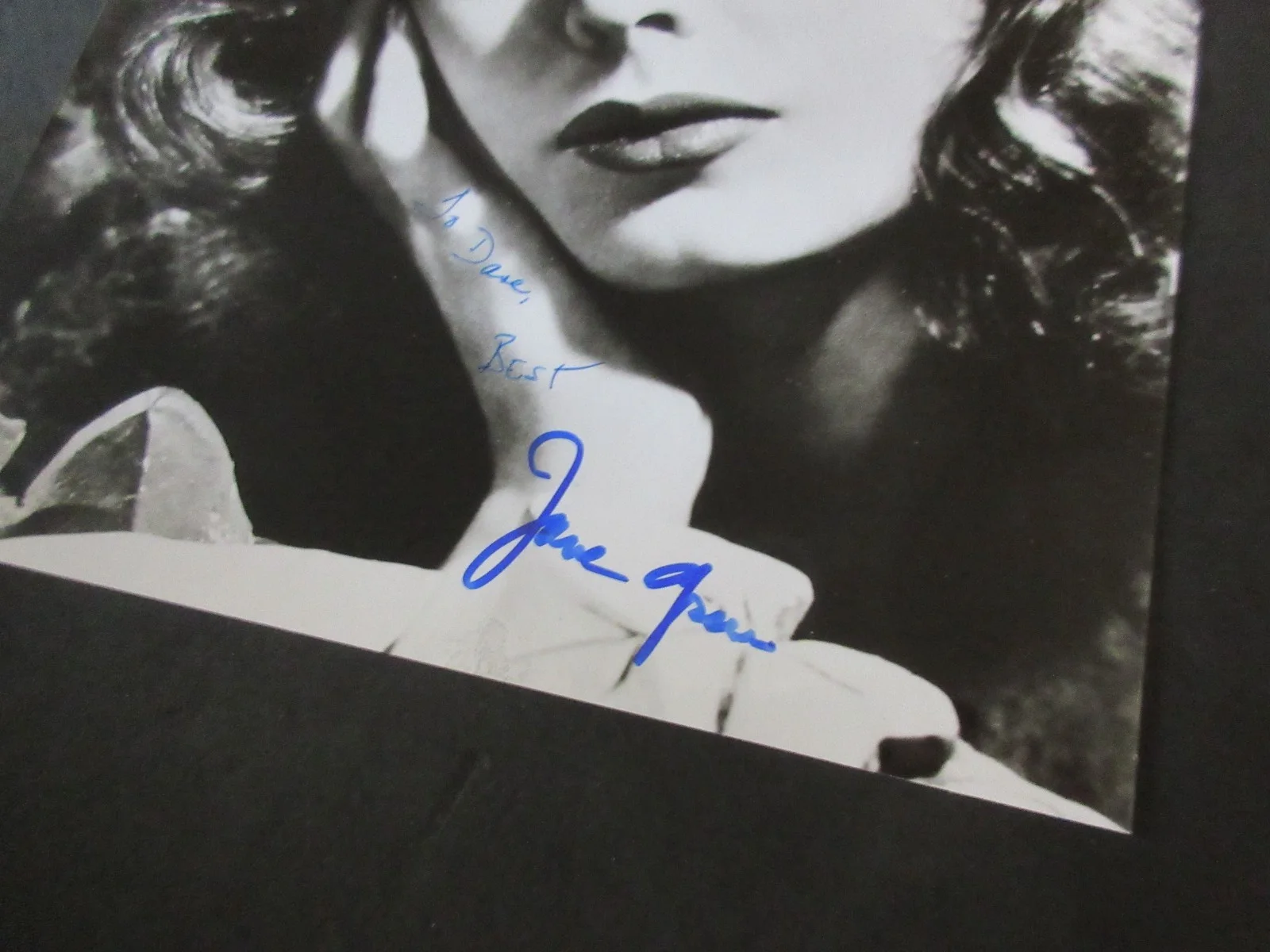 JANE GREER - AUTOGRAPH 8X10 B, W PHOTO COA — JANE GREER - AUTOGRAPH 8X10 B&W PHOTO COAa, изображение 5