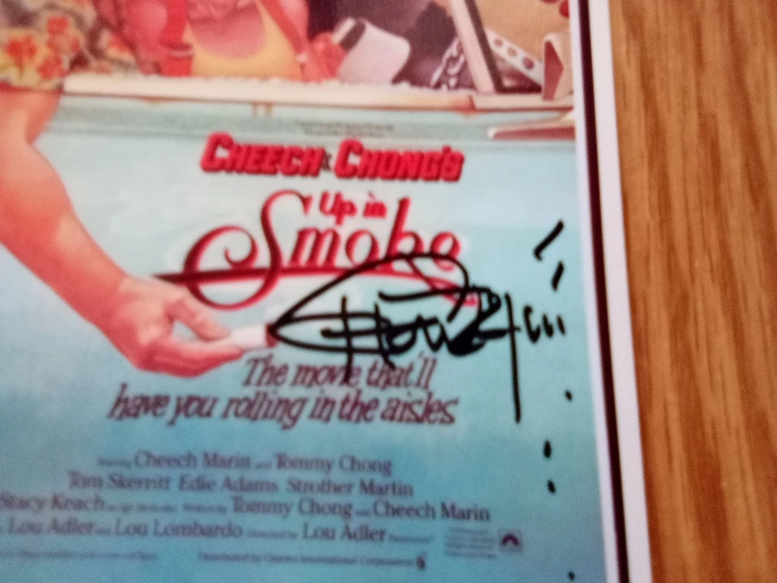 Tommy Chong — Tommy Chong Signed 4X6 Photo Up In Smoke That 70 Show Zootopia Autographed, изображение 2