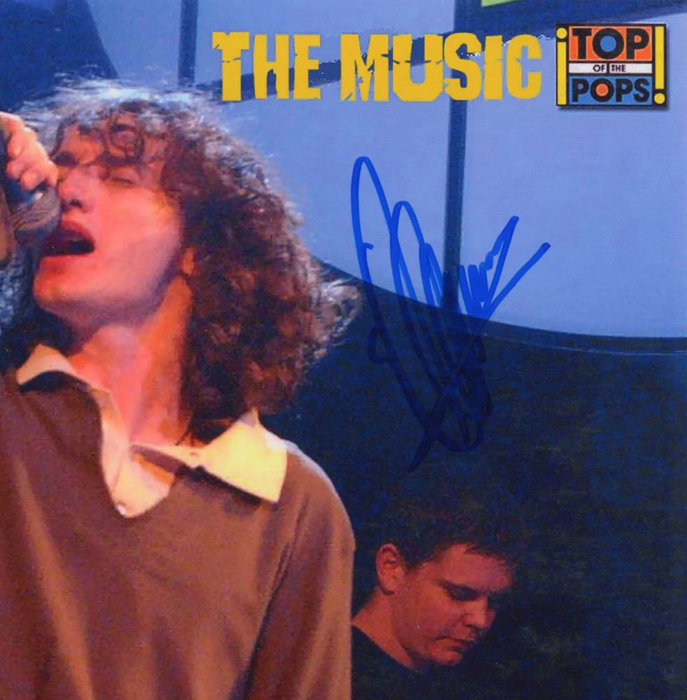 ROBERT HARVEY - THE MUSIC — "THE MUSIC" Band ALL 4 signed 8x10 Photo AUTOGRAPHED Robert Harvey ACOA COA, изображение 4
