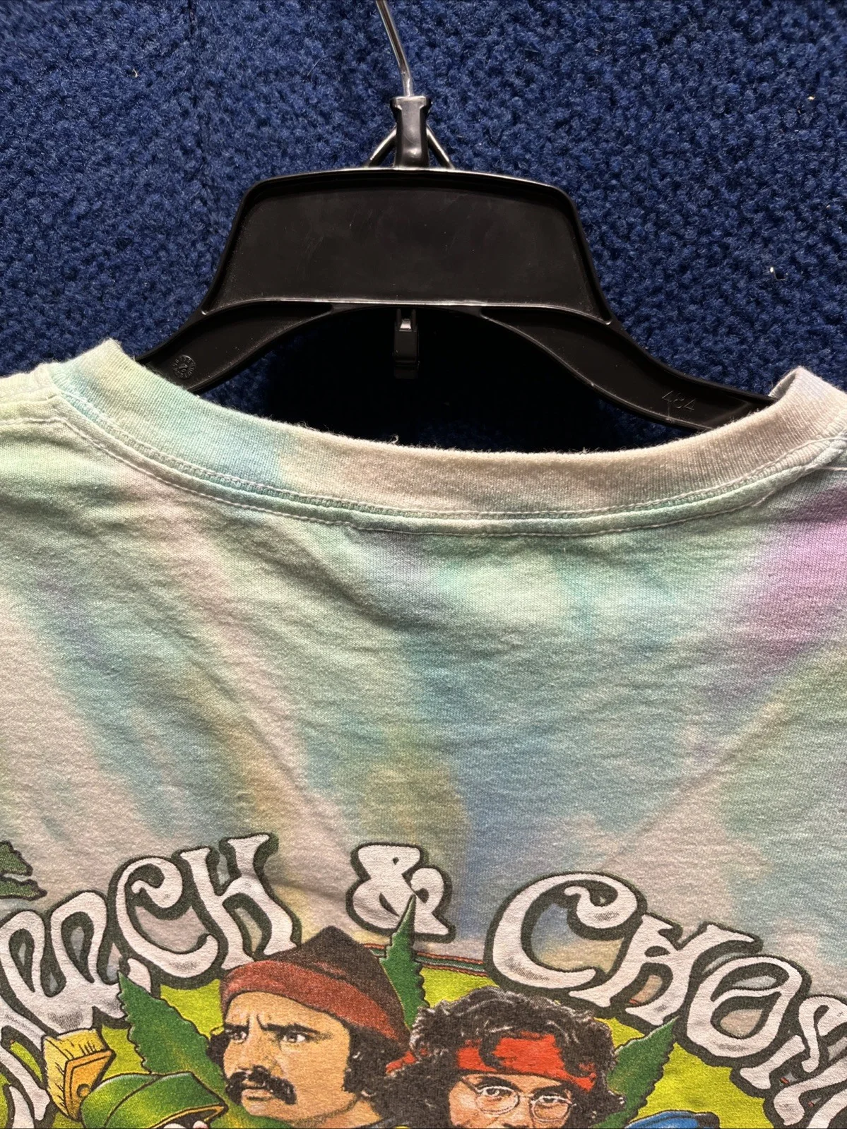 Cheech, Chong — VTG Cheech and Chong Light Up America Tour Tie Dye 2 Sided Concert Shirt Size L, изображение 5