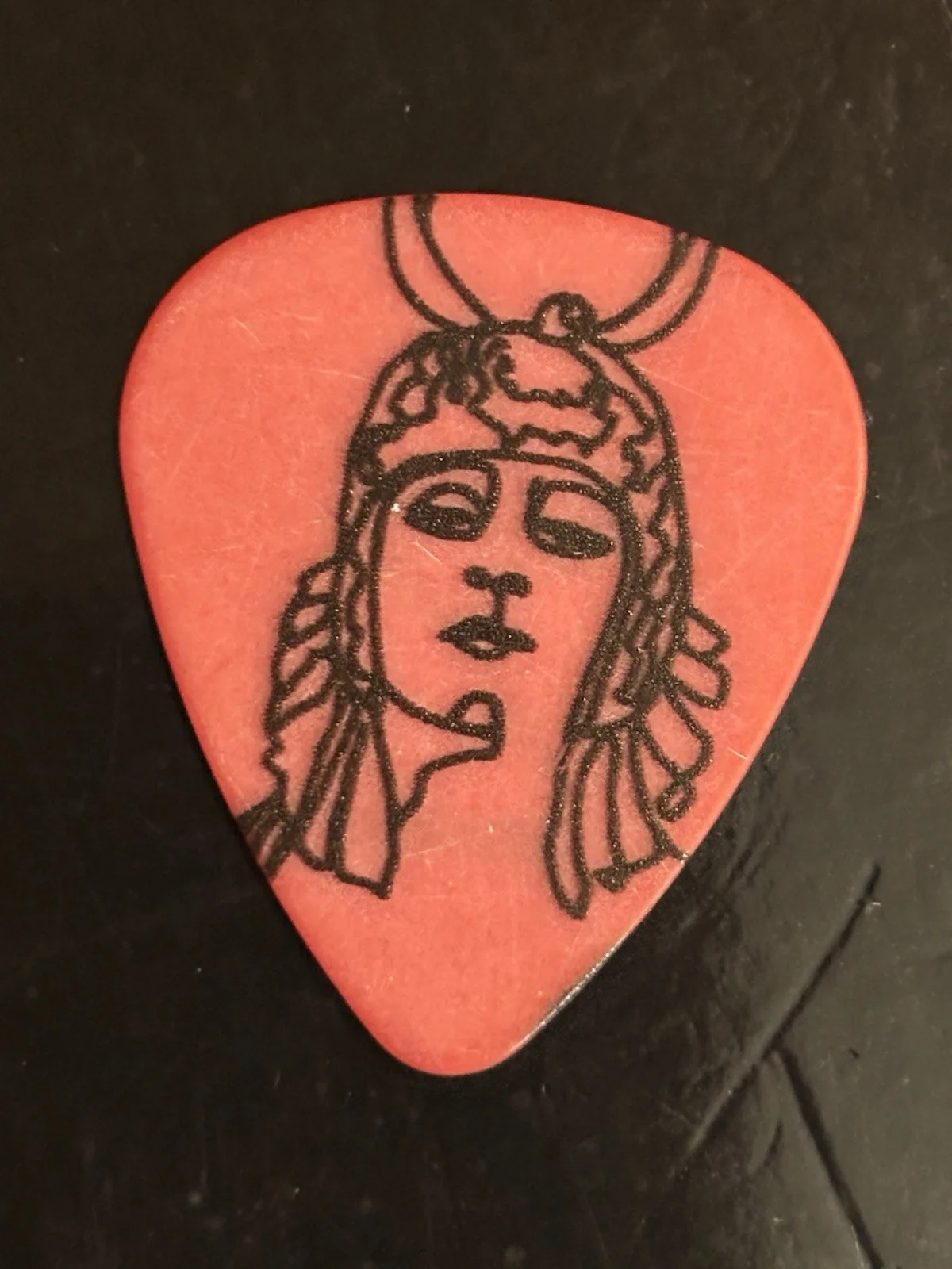 THE LUMINEERS Guitar Pick Gig Used Red, изображение 3