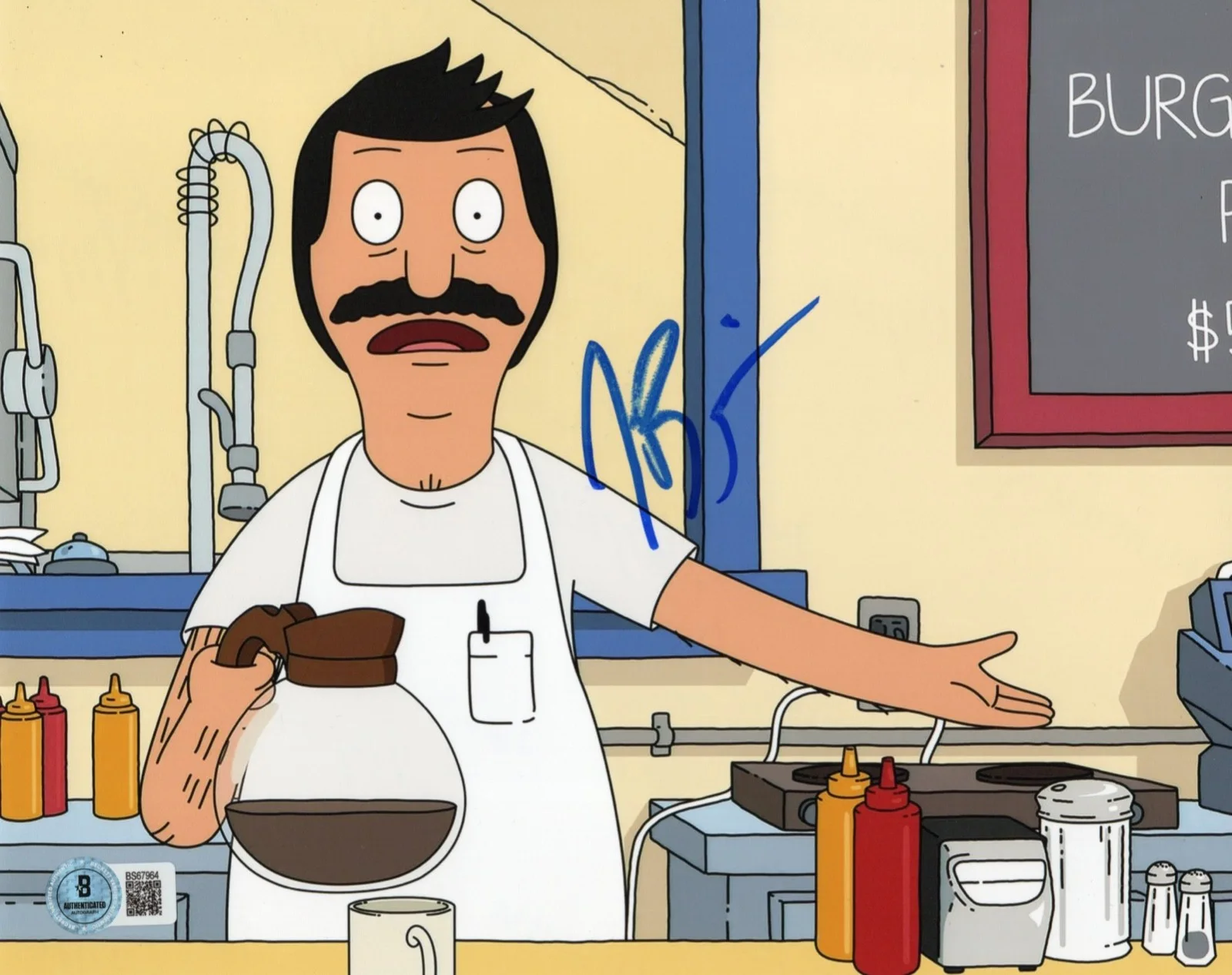 H. Jon Benjamin — H. Jon Benjamin Autographed Signed BOBS BURGERS 8x10 Photo Beckett BAS COA