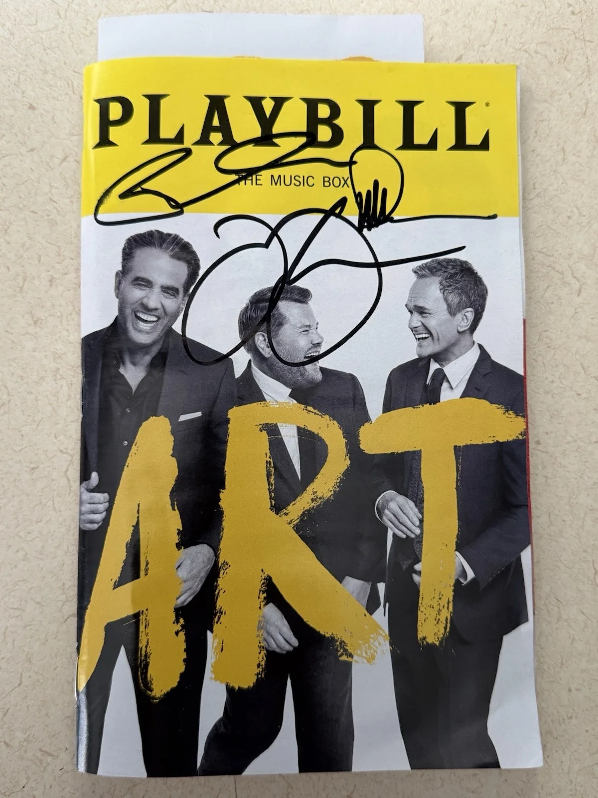 James Corden, Neil Patrick Harris, Bobby Cannavale — Art Signed Broadway Playbill James Corden Neil Patrick Harris Bobby Cannavale