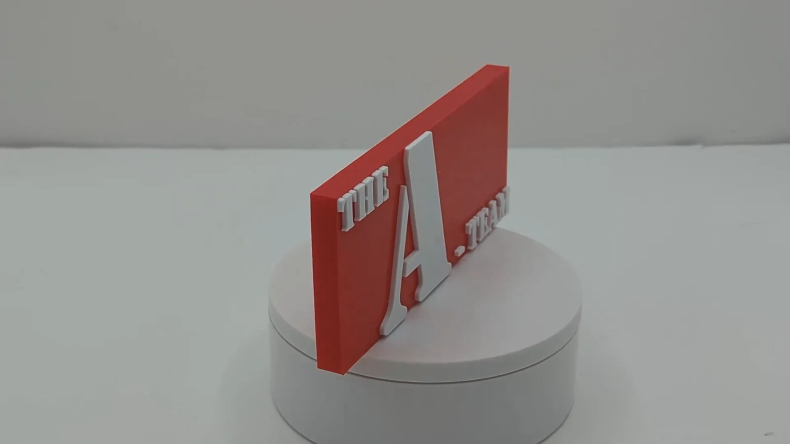 The A-Team (v3) - 3D Printed logo - Desk, Door or Wall art., изображение 2
