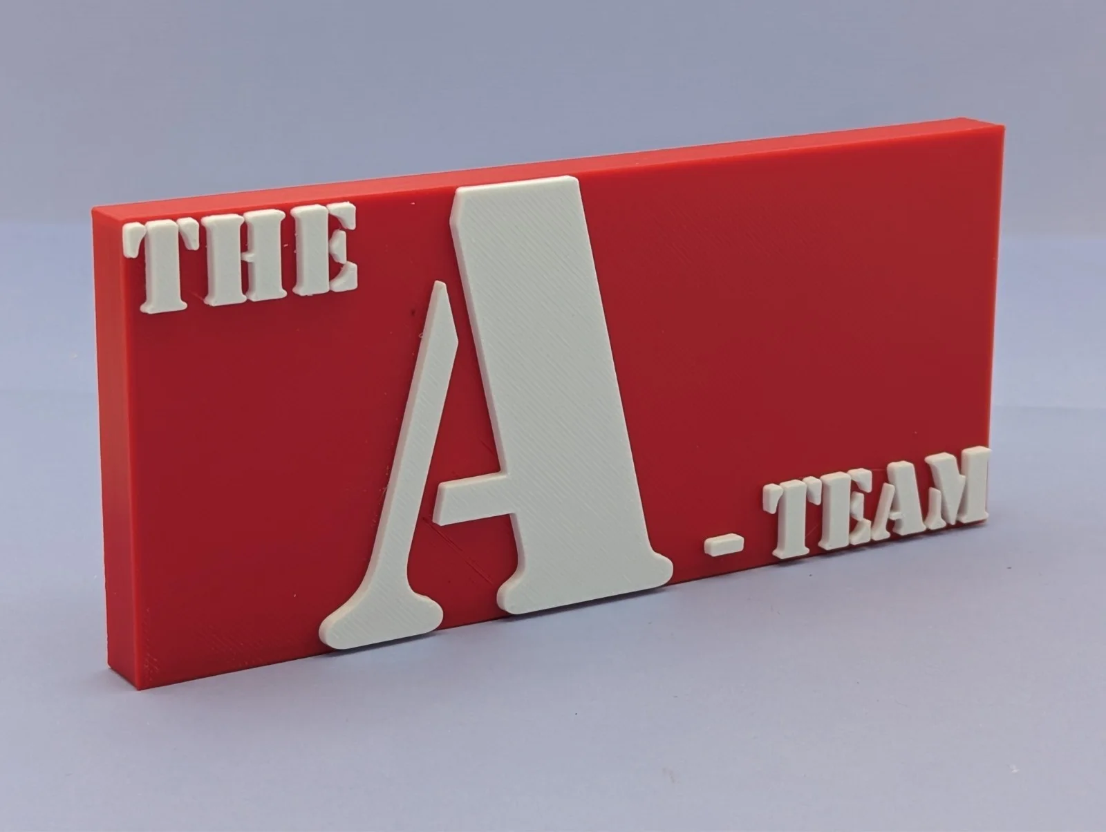 The A-Team (v3) - 3D Printed logo - Desk, Door or Wall art., изображение 3